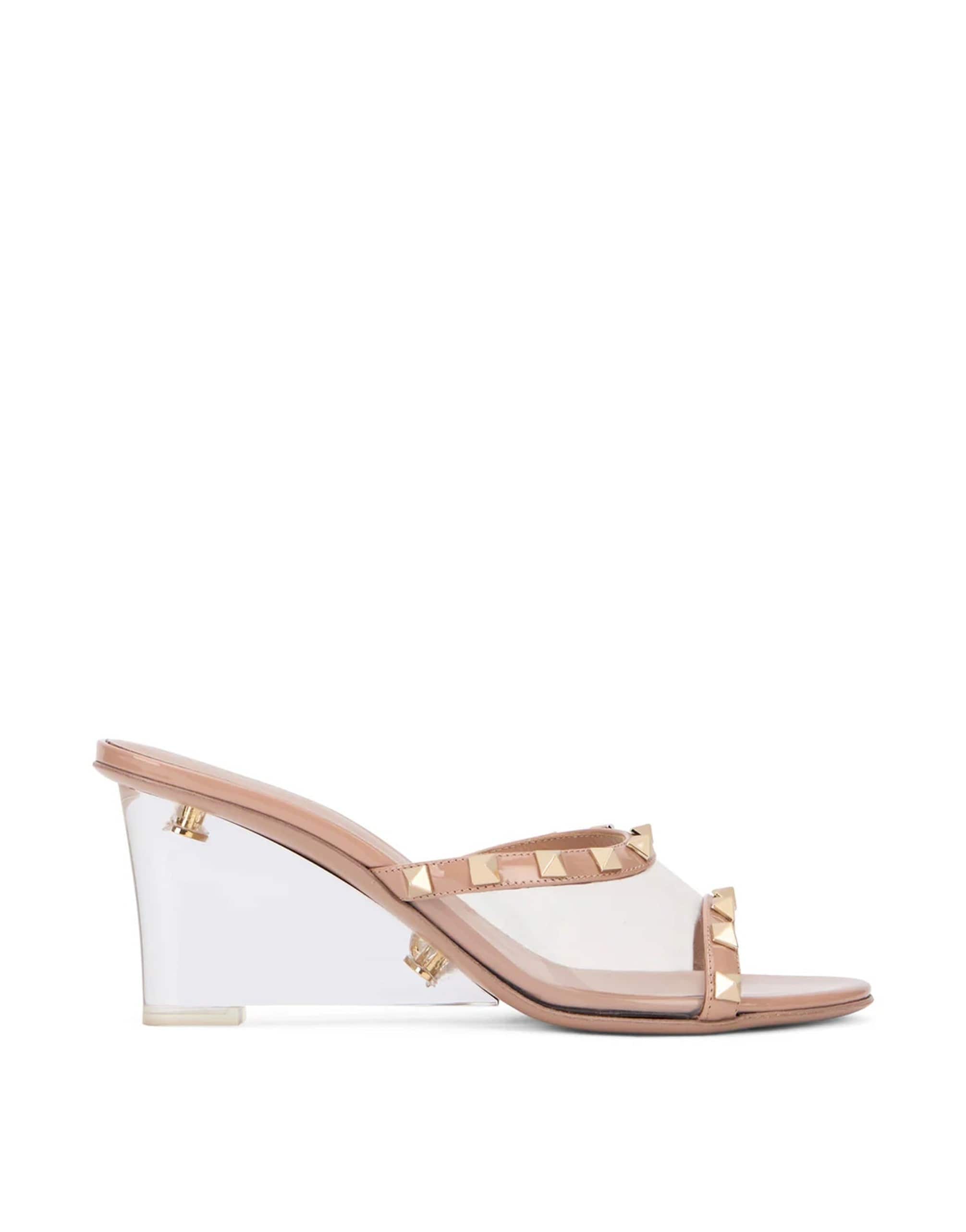 Valentino Garavani Rockstud Transparent Mules