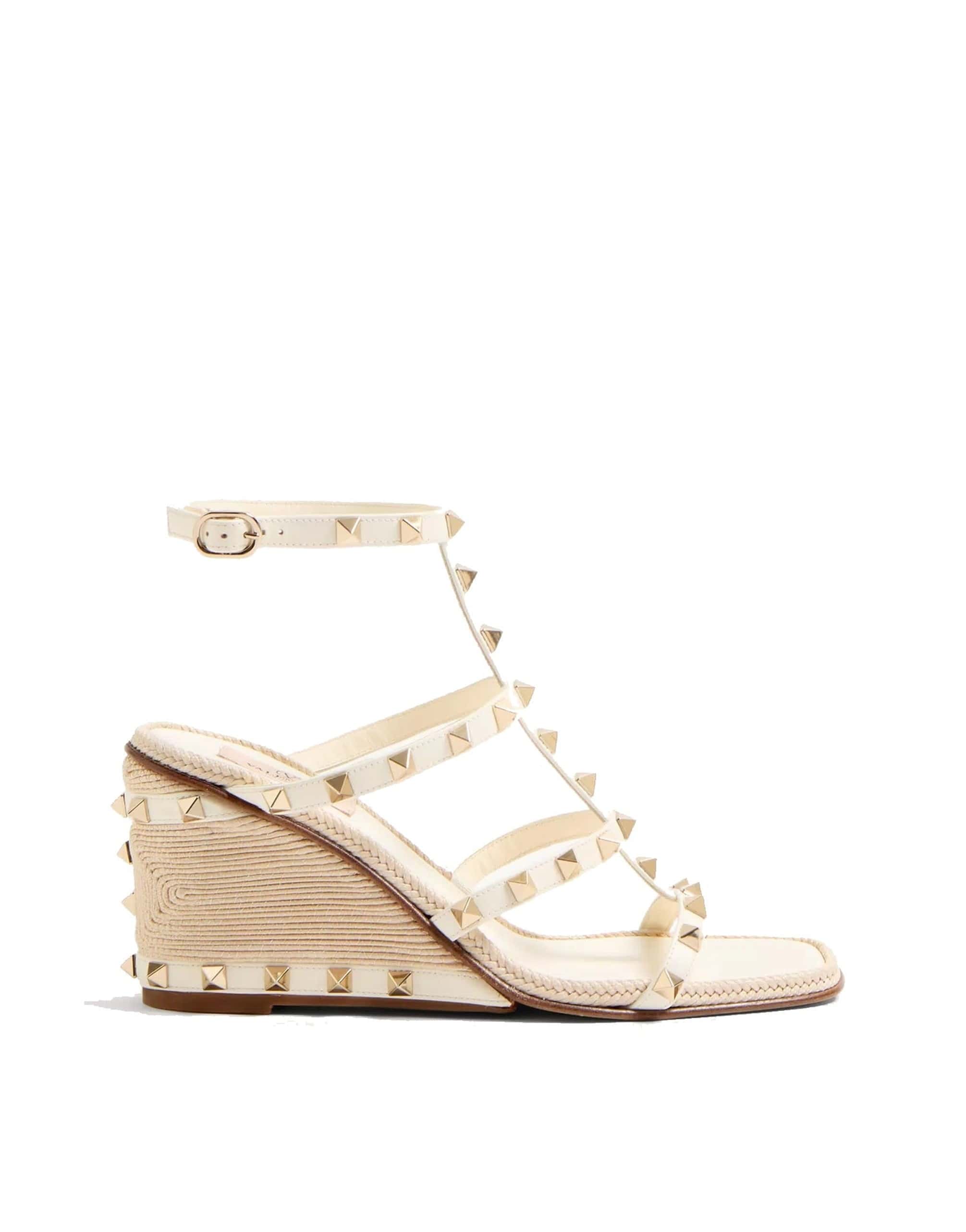 Valentino Garavani Rockstud Wedge Sandals