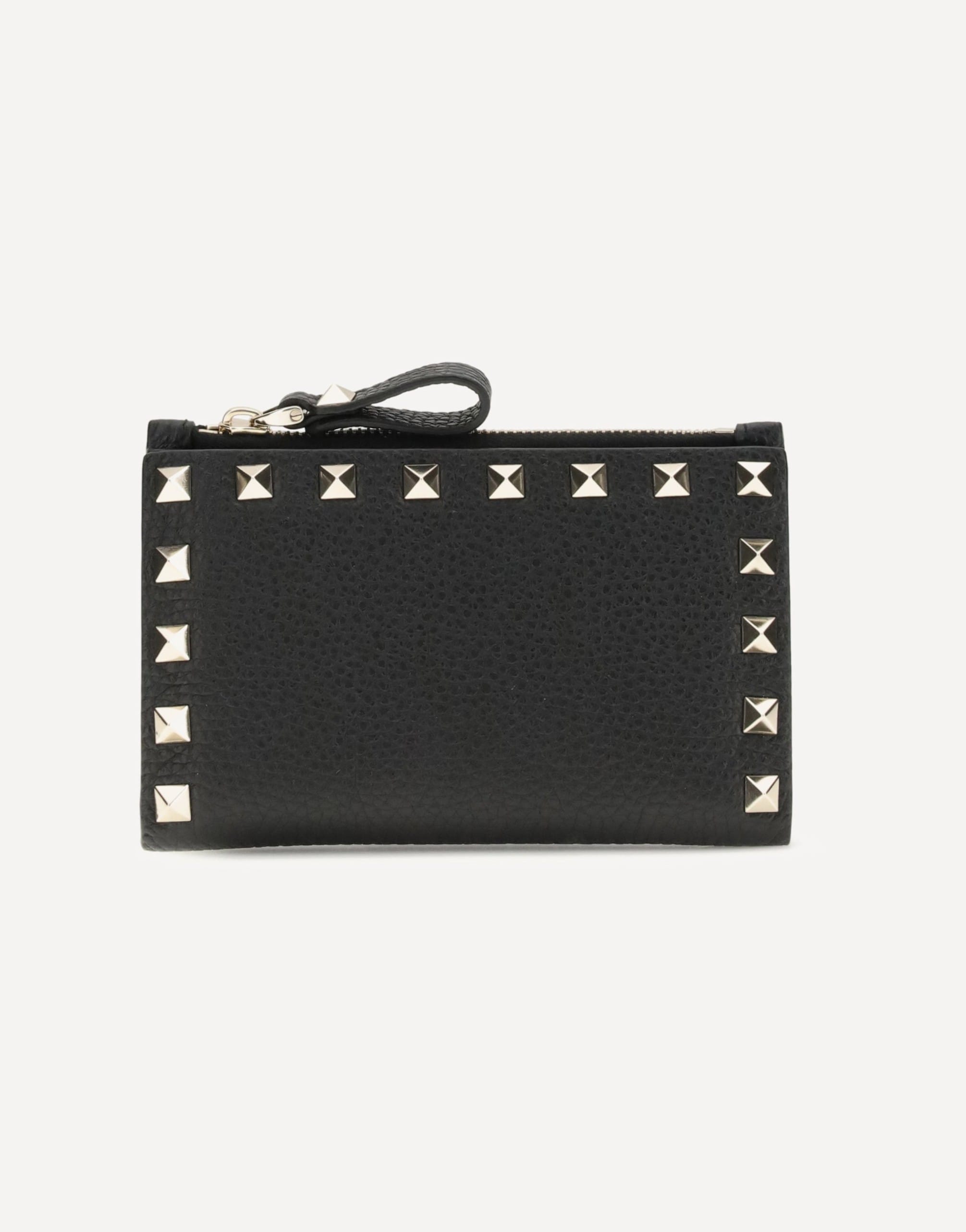 Valentino Garavani Rockstud Zip Card Holder
