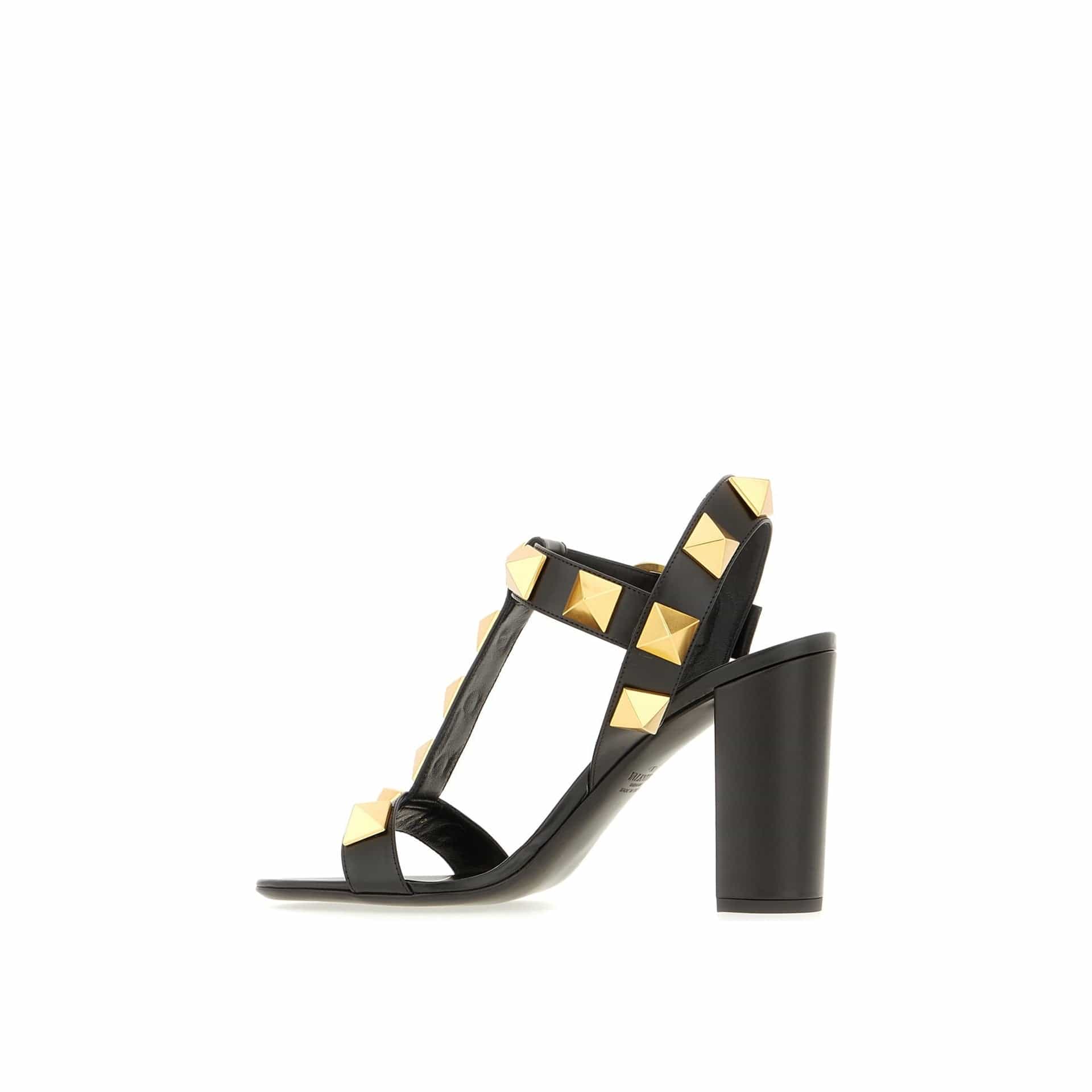 Valentino Garavani Roman Stud Calf Leather Sandals
