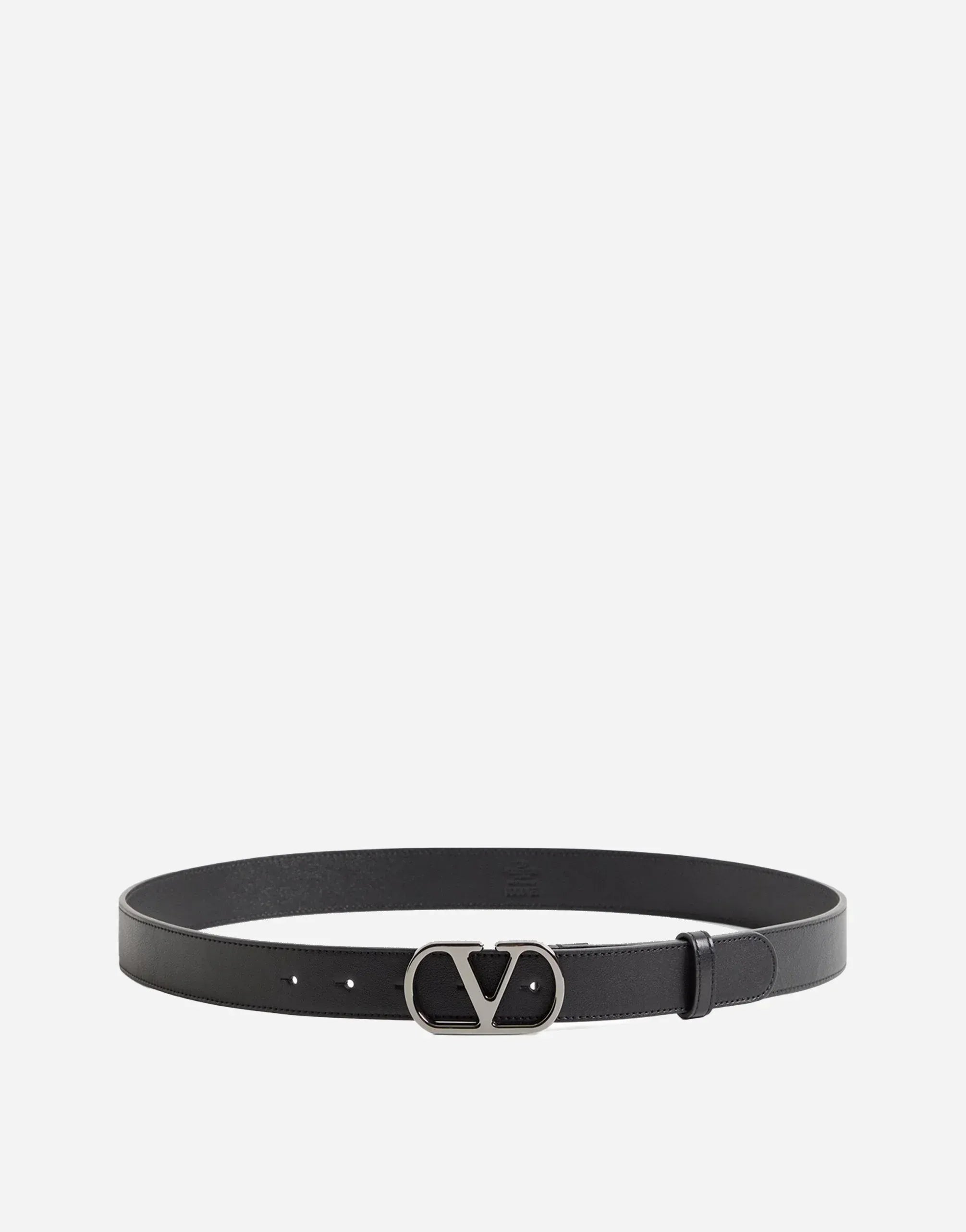 Valentino Garavani Signature VLogo Leather Belt