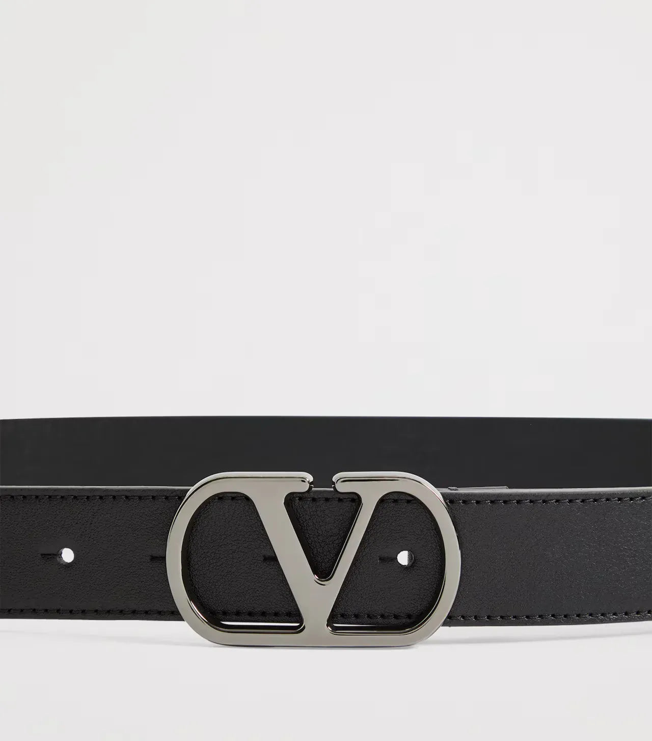 Valentino Garavani Signature VLogo Leather Belt