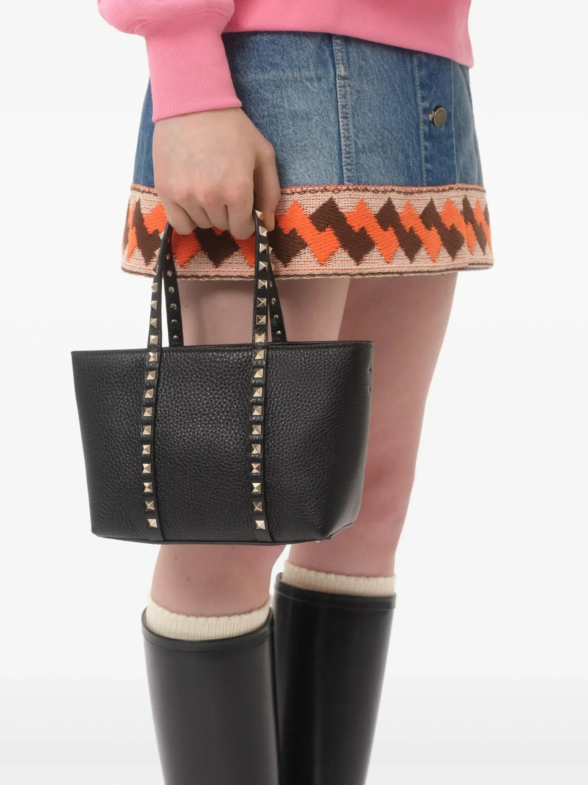 Valentino Garavani Small Rockstud Tote Bag