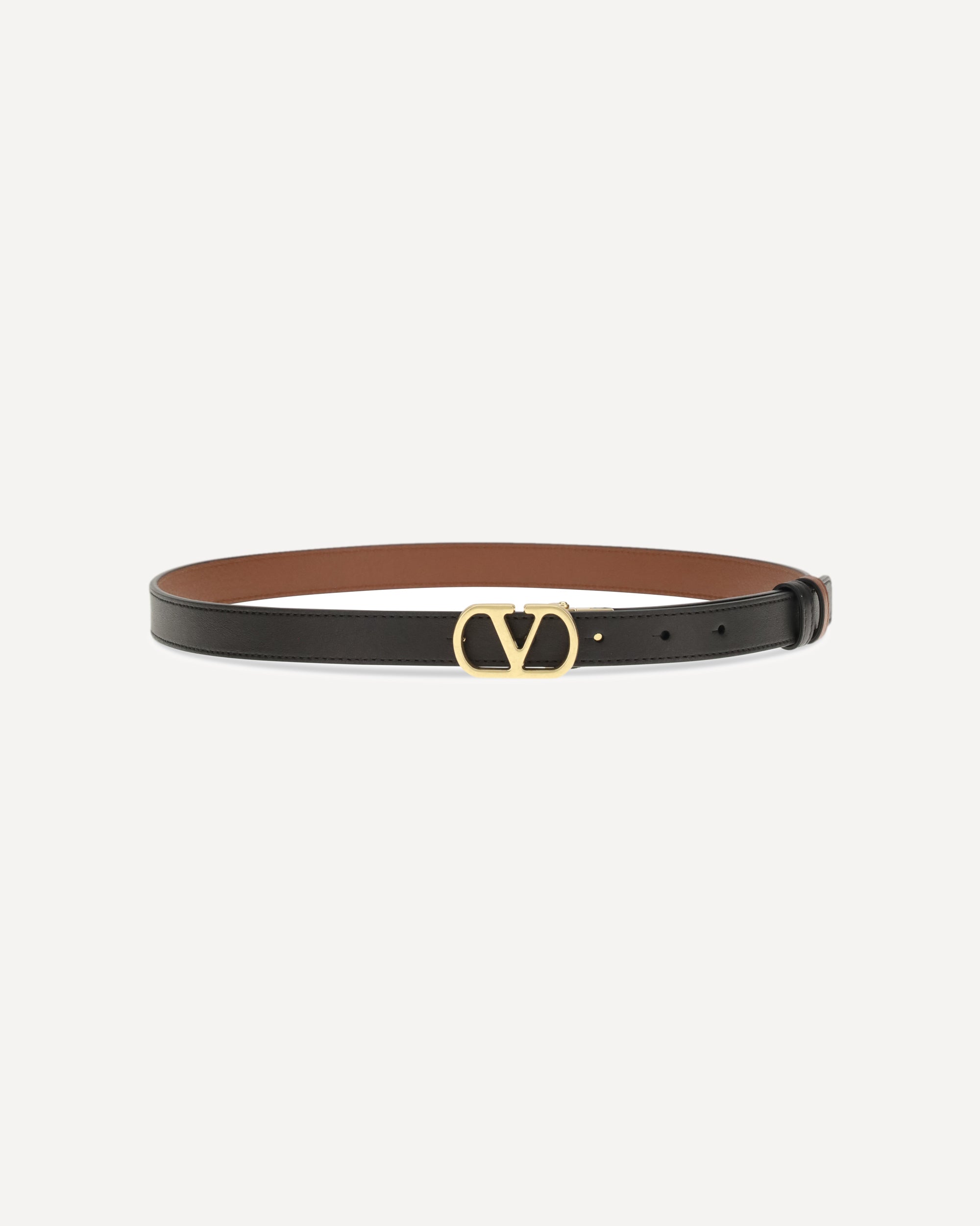 Valentino Garavani Smooth Leather Reversible Belt