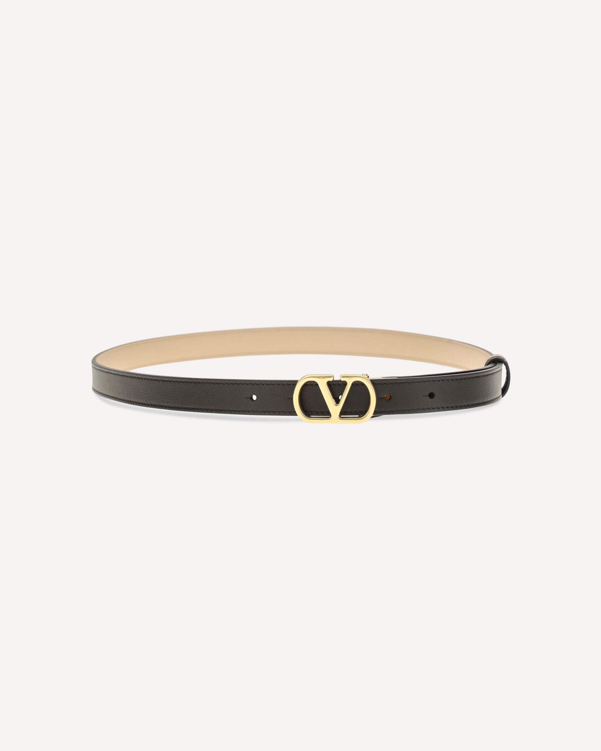 Valentino Garavani Smooth Leather Reversible Belt