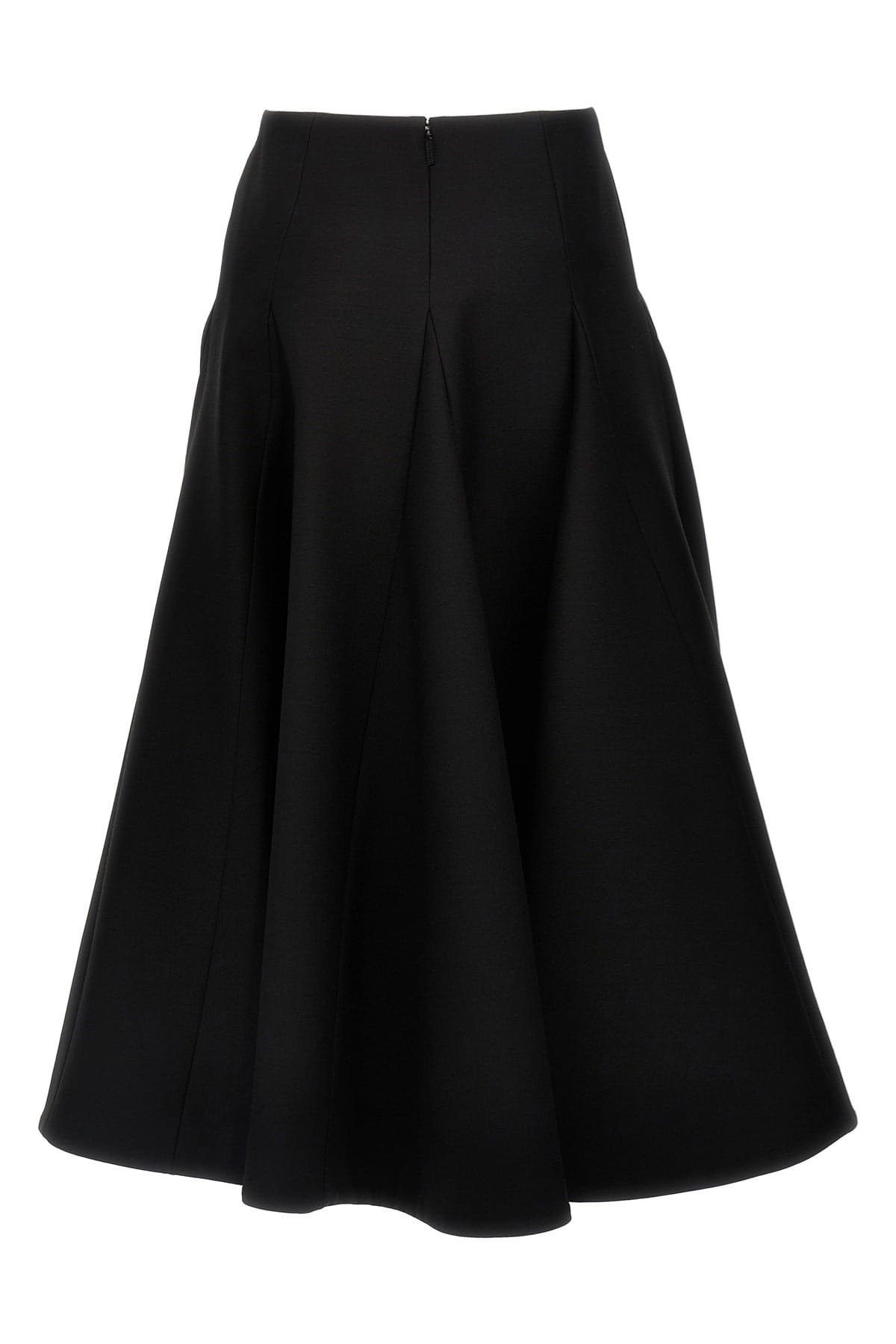 Valentino Garavani Valentino Garavani Solid Crepe Couture Skirt