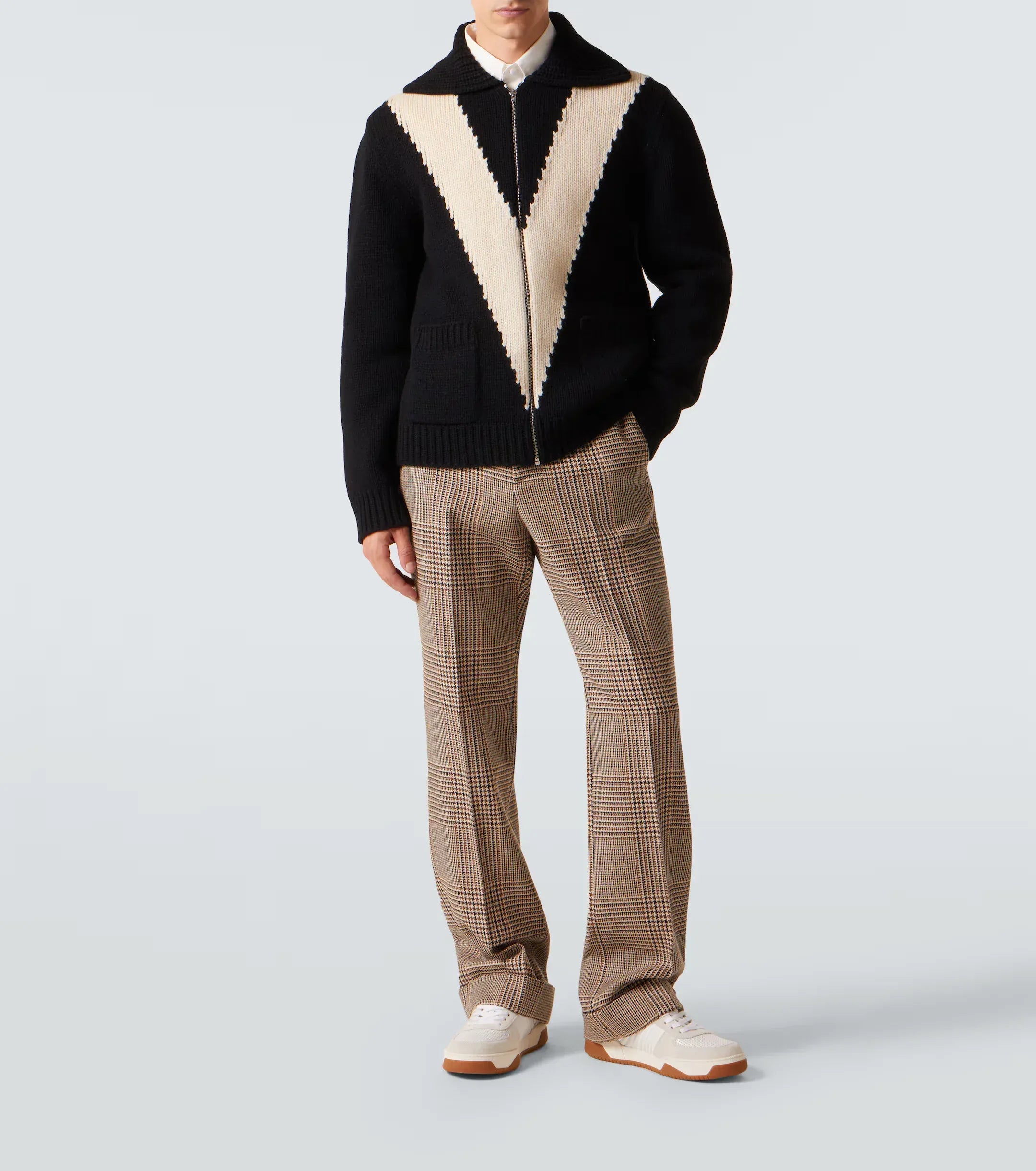 Sparry Sneaker aus Veloursleder und Leder - alternate view
