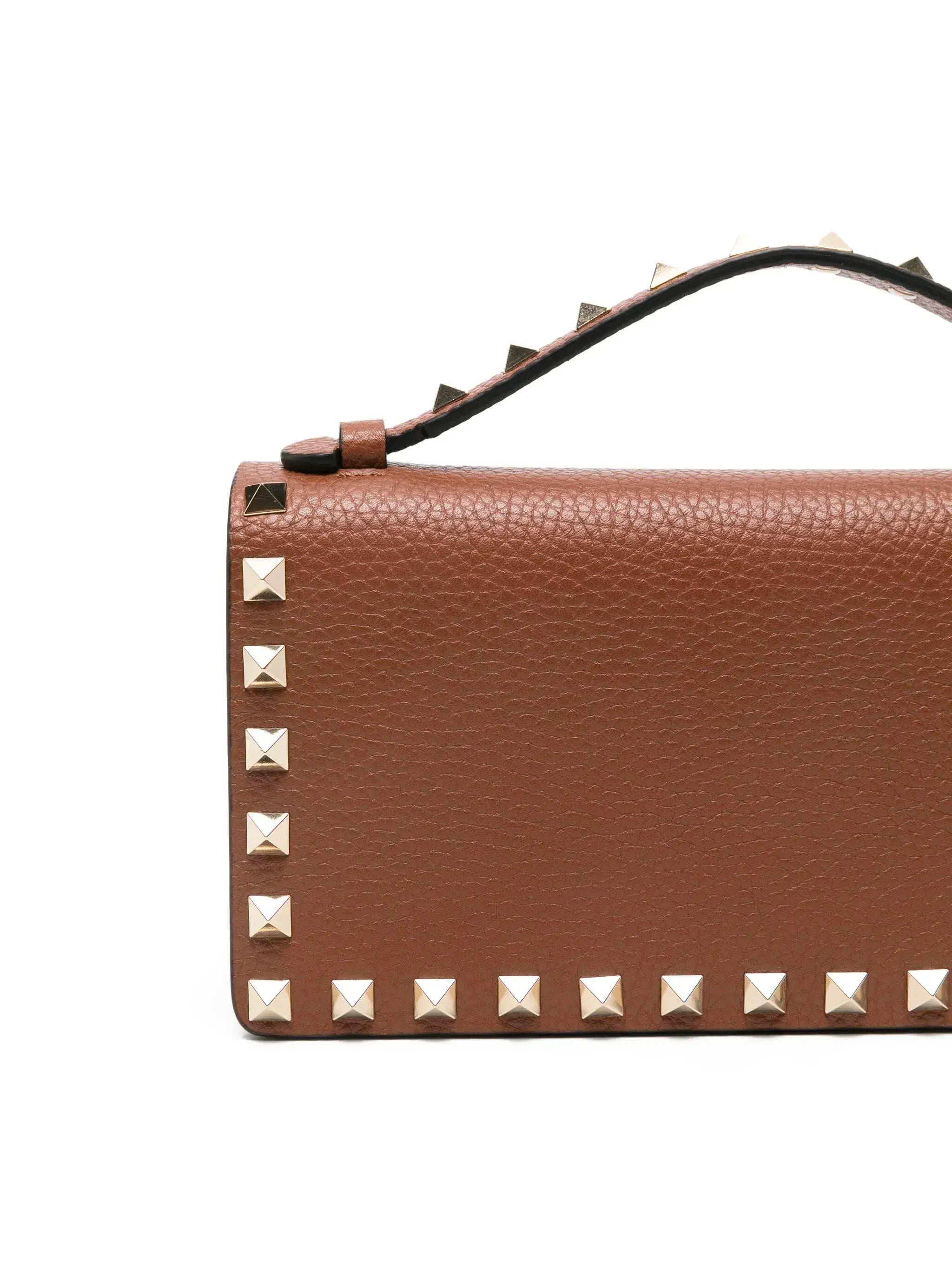 Valentino Garavani Stud-Embellished Top-Handle Mini Bag