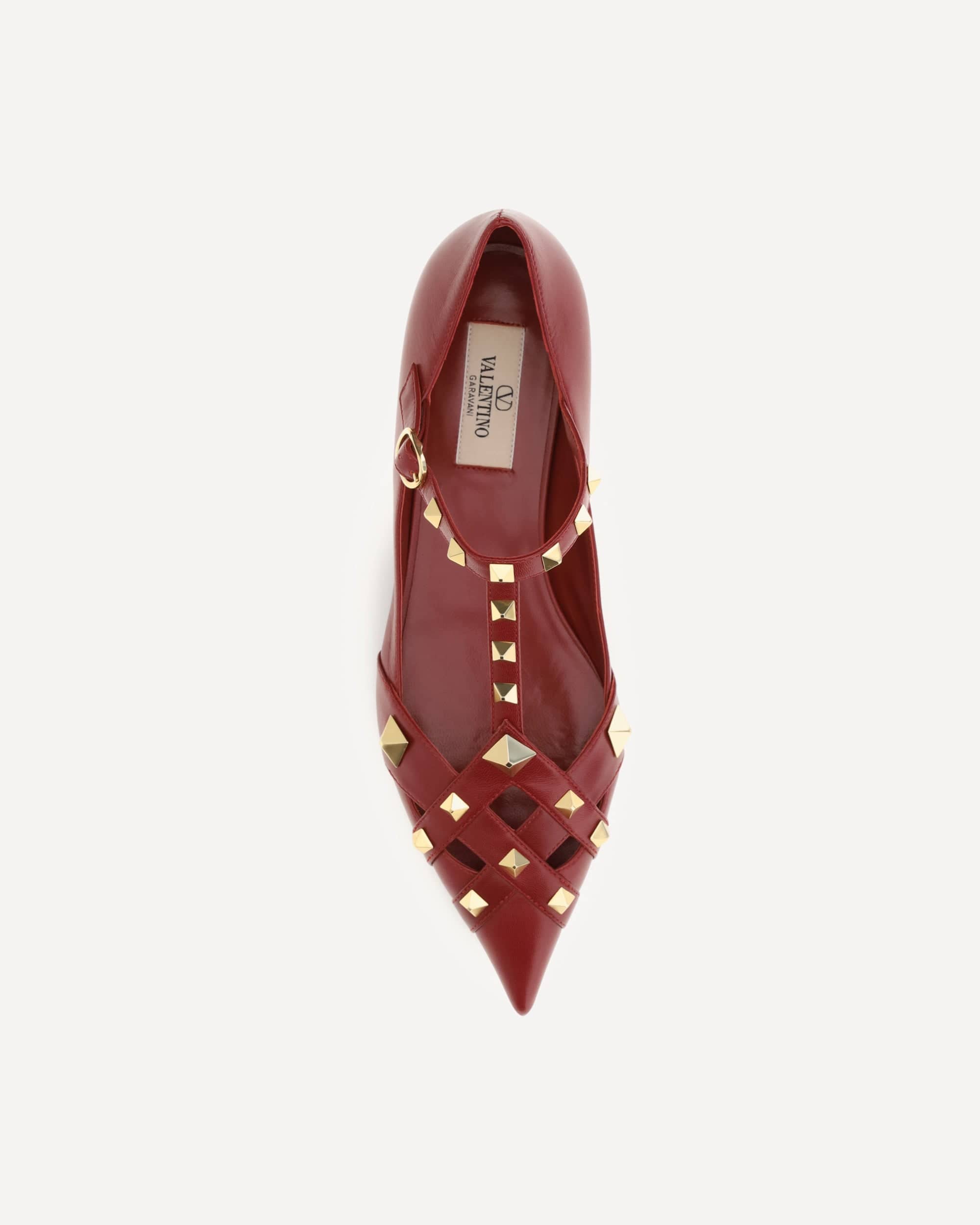 Sapatilhas Valentino Garavani Studdy em couro de cabrito