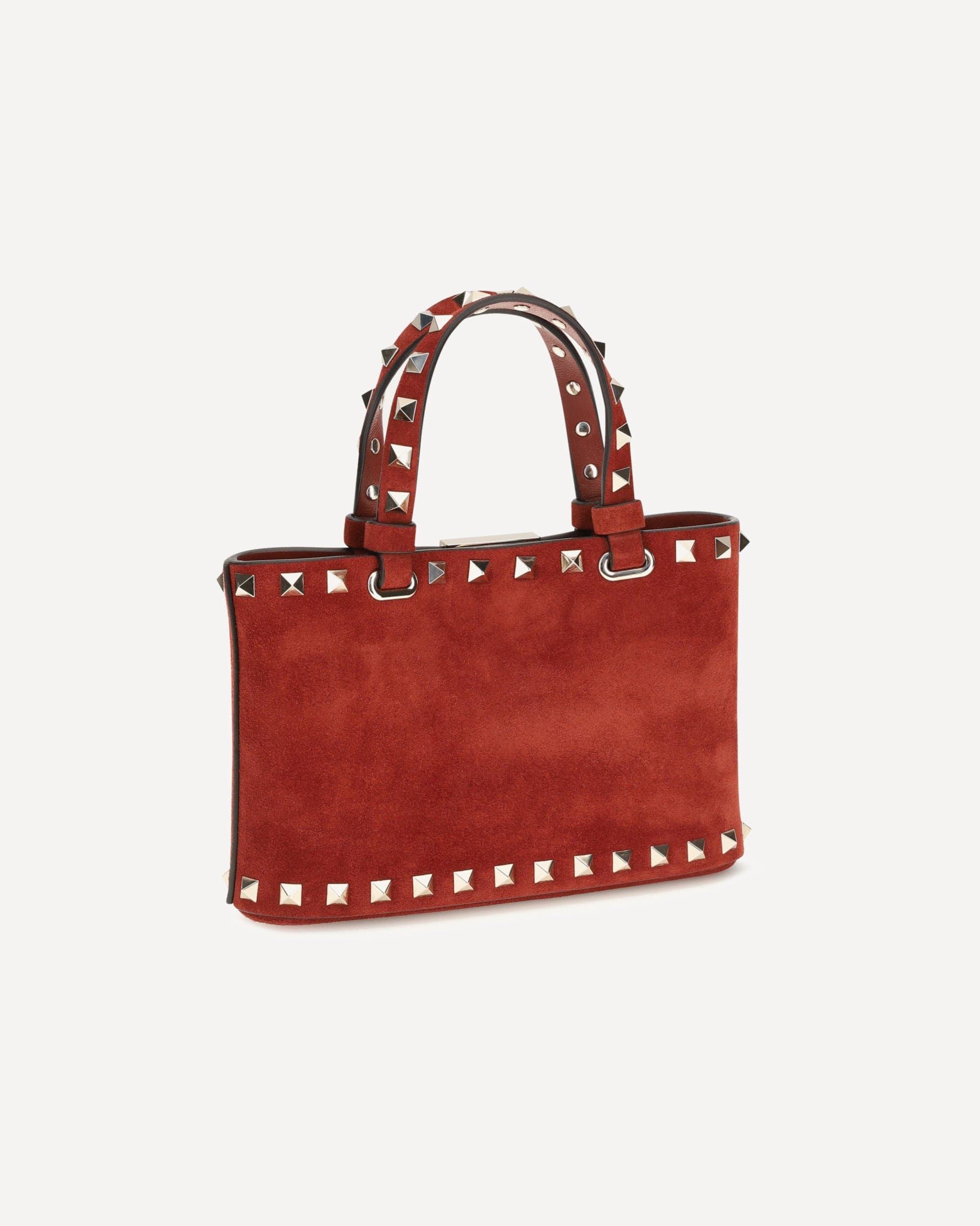 Valentino Garavani Suede Rockstud Mini Handbag Shoulder Bags