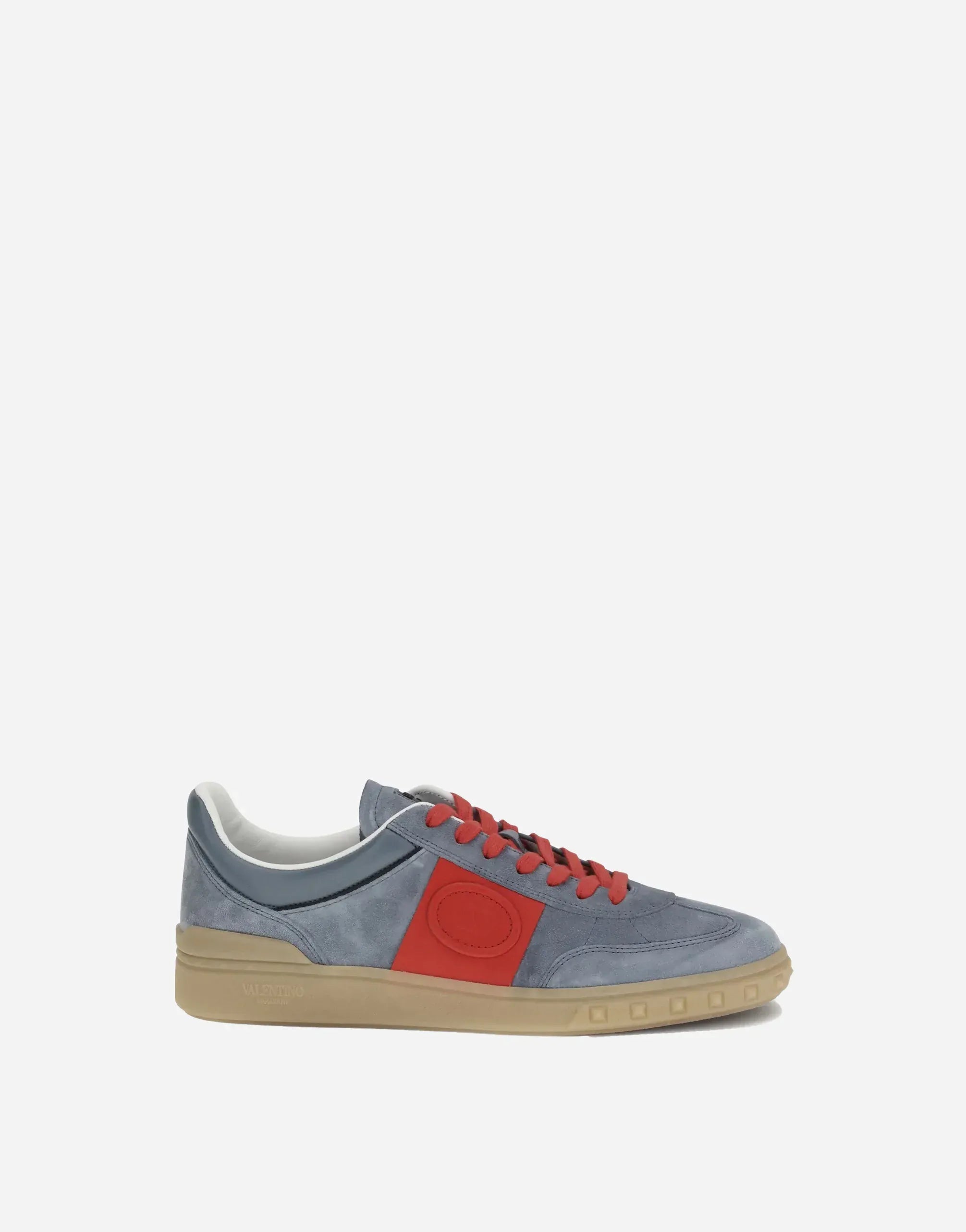 Valentino Garavani Upvillage Sneaker aus Veloursleder mit Lederbesatz