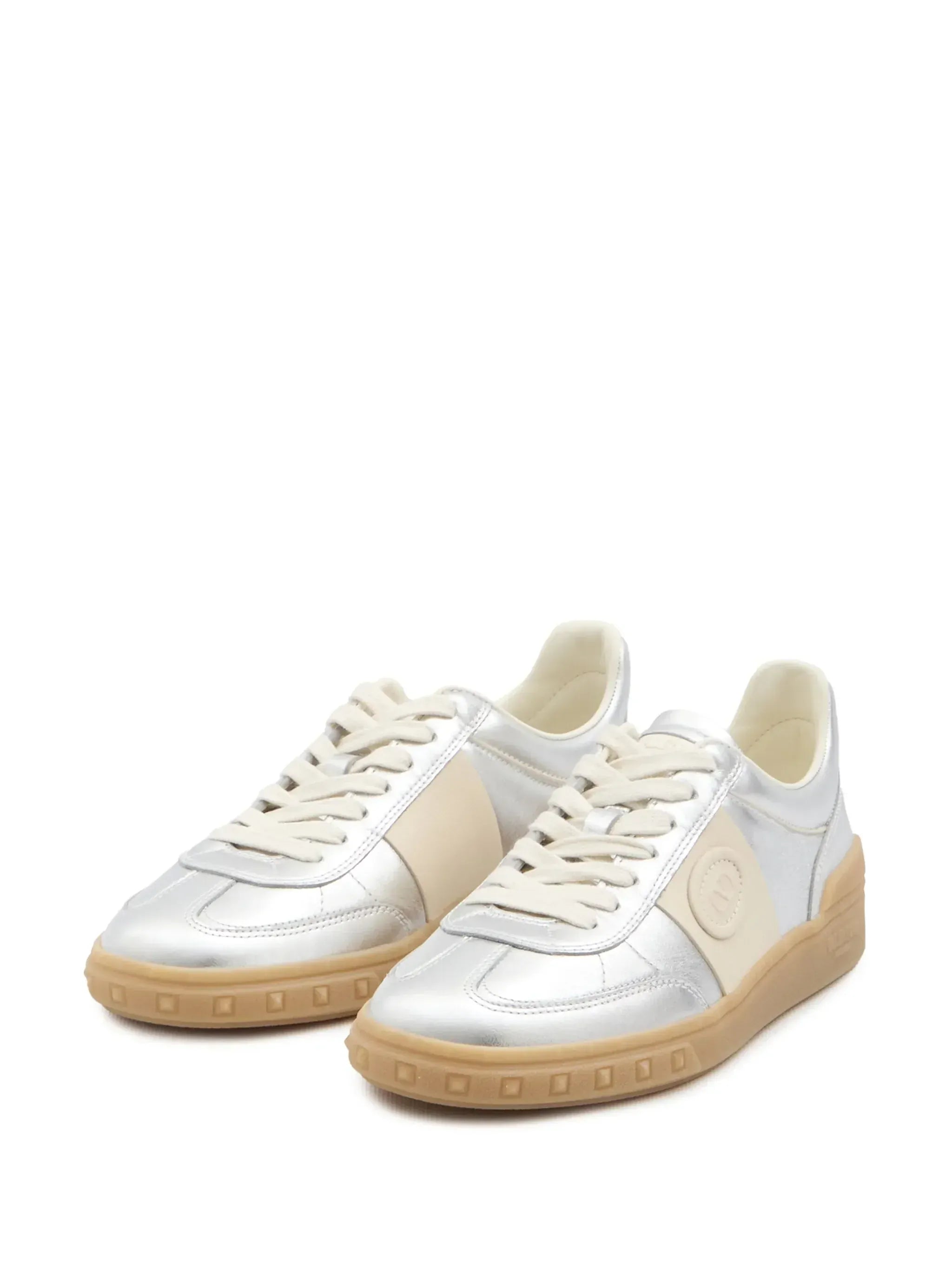 Valentino Garavani Upvillage Metallic Leather Sneakers