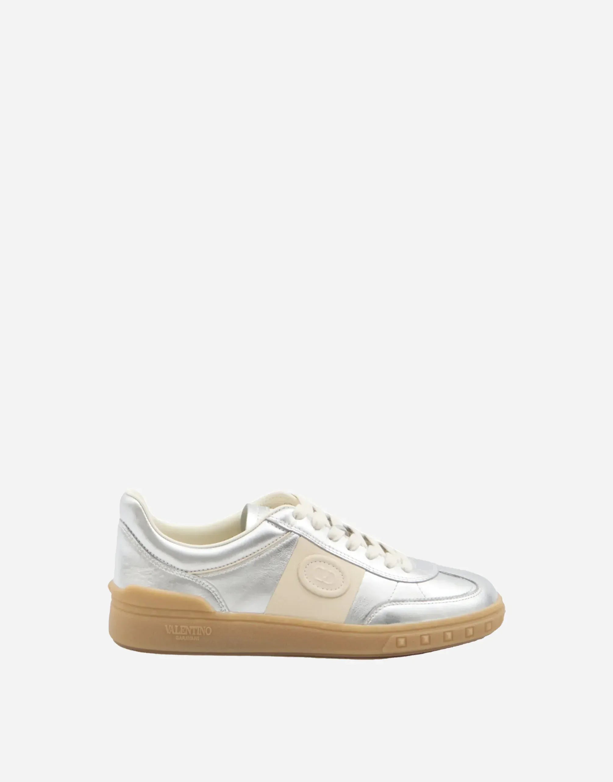 Valentino Garavani Upvillage Metallic Leather Sneakers