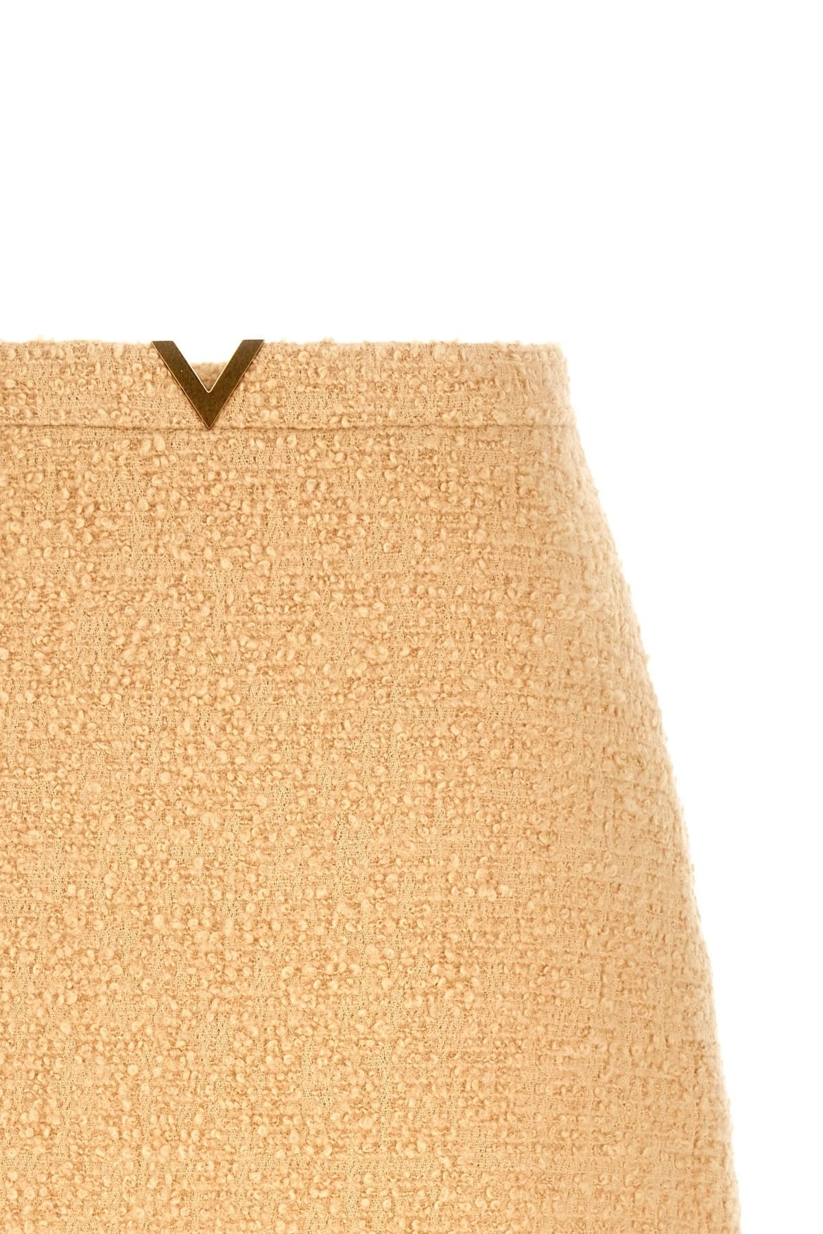 Valentino Garavani Valentino Garavani V Gold Mini Skirt