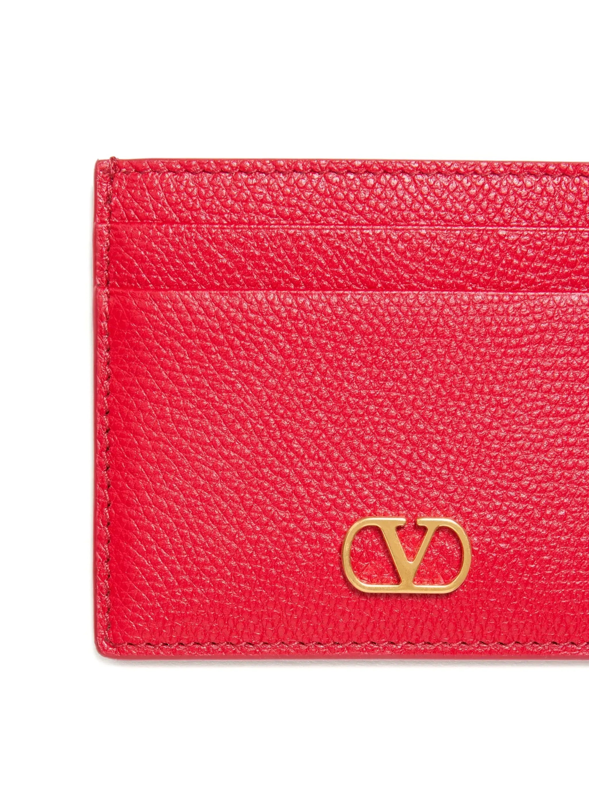 Valentino Garavani V-Logo Signature Card Holder