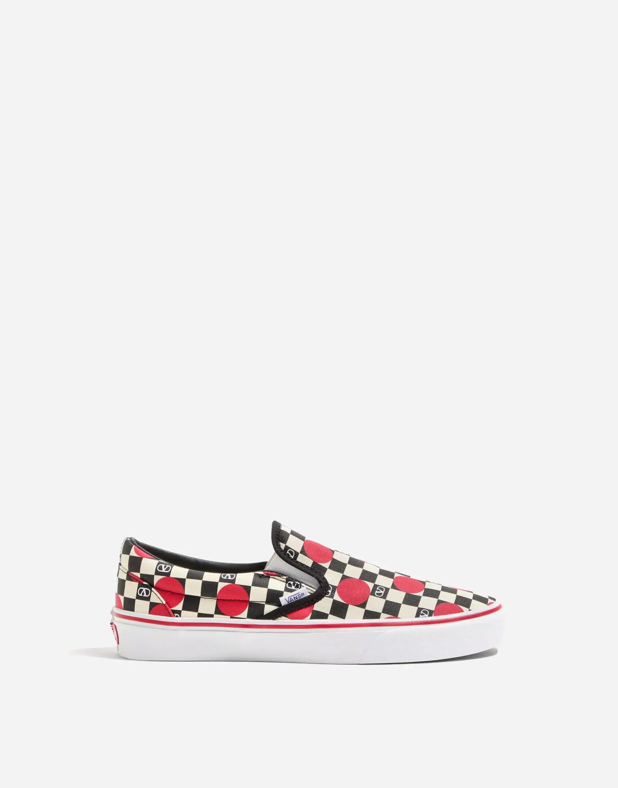 Valentino Garavani X Vans VLogo Slip-On-Sneaker aus kariertem Canvas