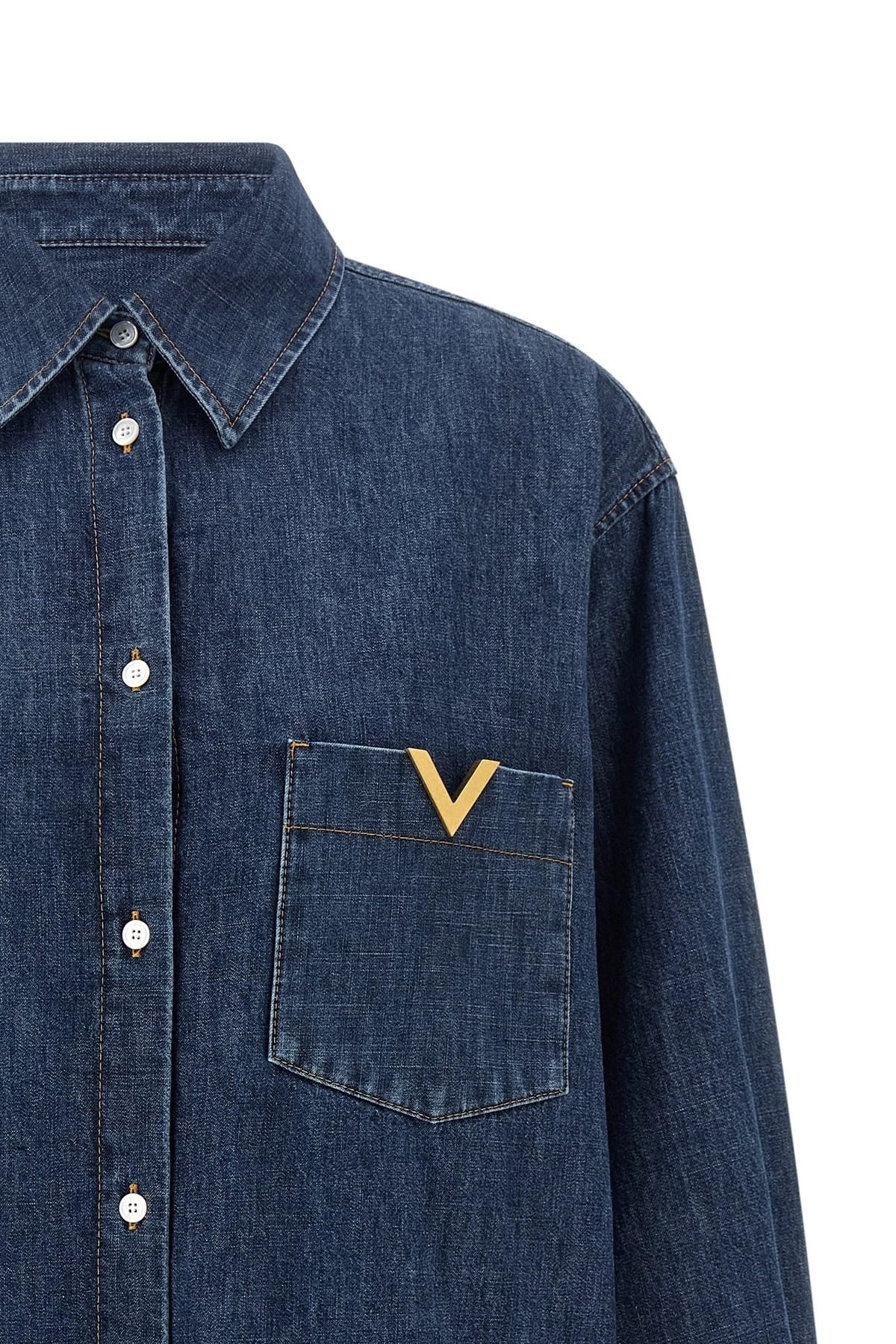 Valentino Garavani Valentino Garavani Vgold Chambray Shirt
