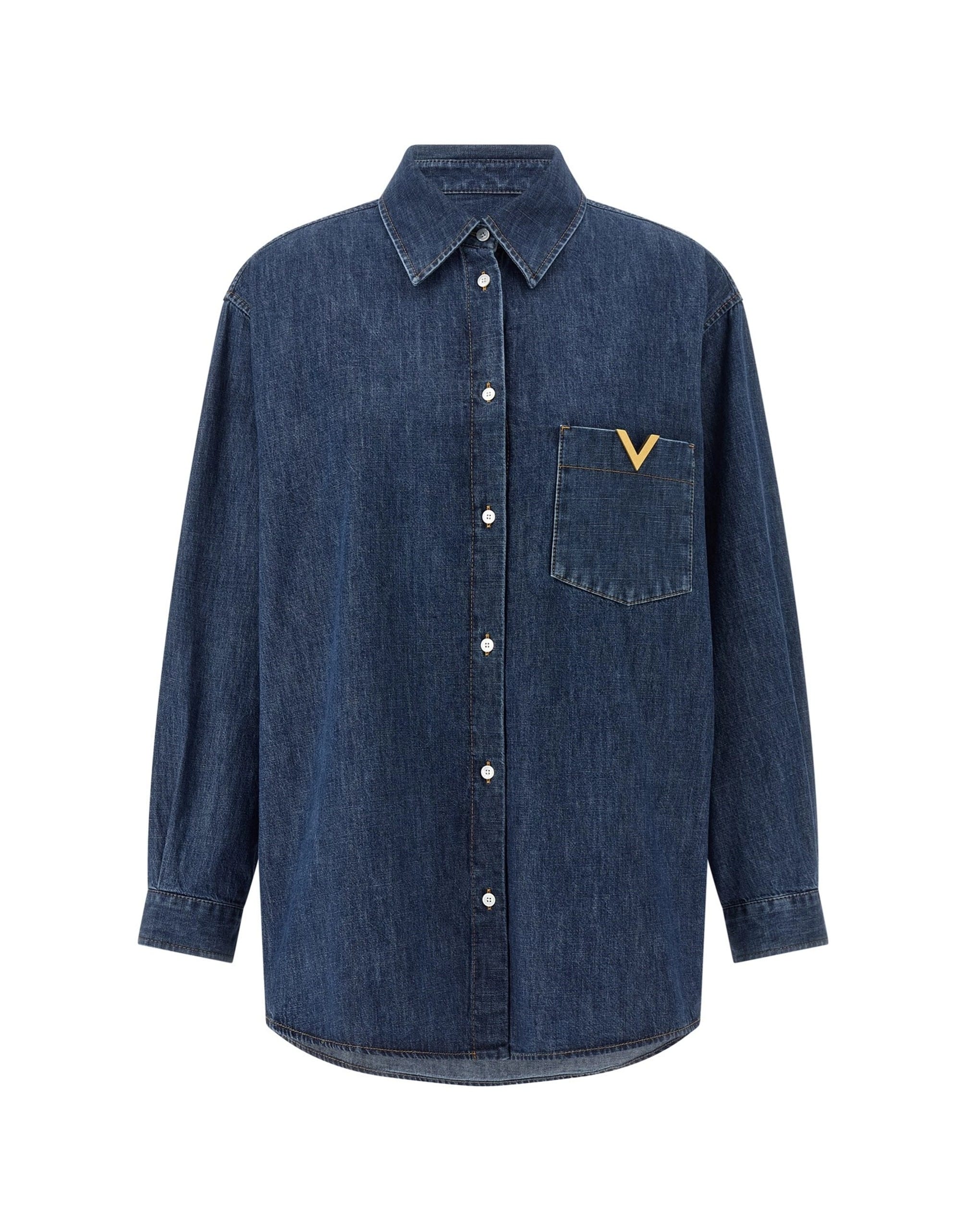 Valentino Garavani Valentino Garavani Vgold Chambray Shirt