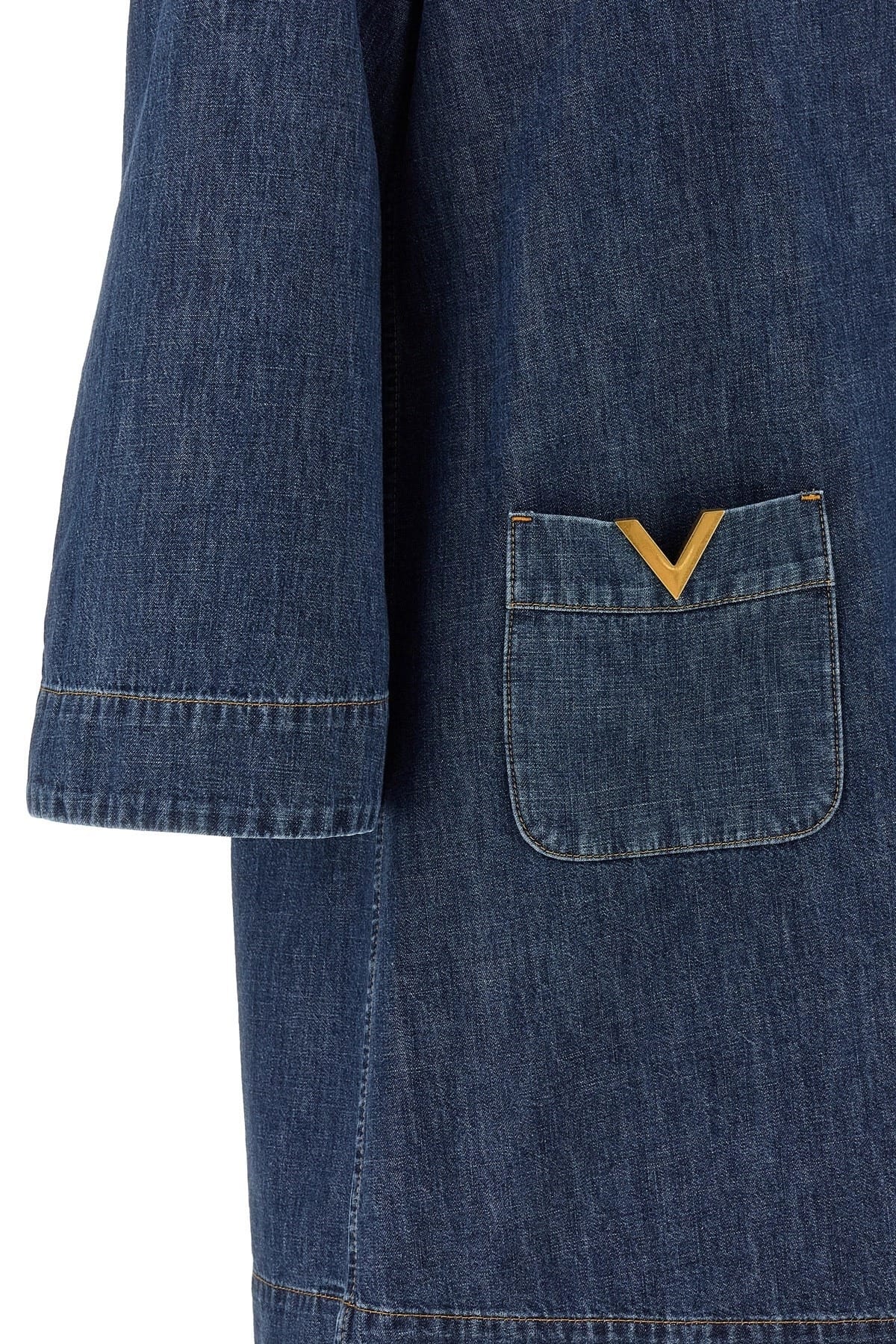 Valentino Garavani Valentino Garavani Vgold Denim Dress
