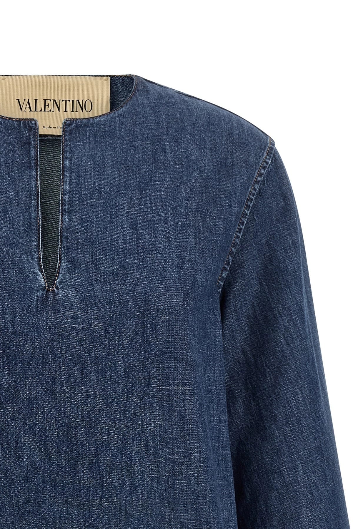 Valentino Garavani Valentino Garavani Vgold Denim Dress