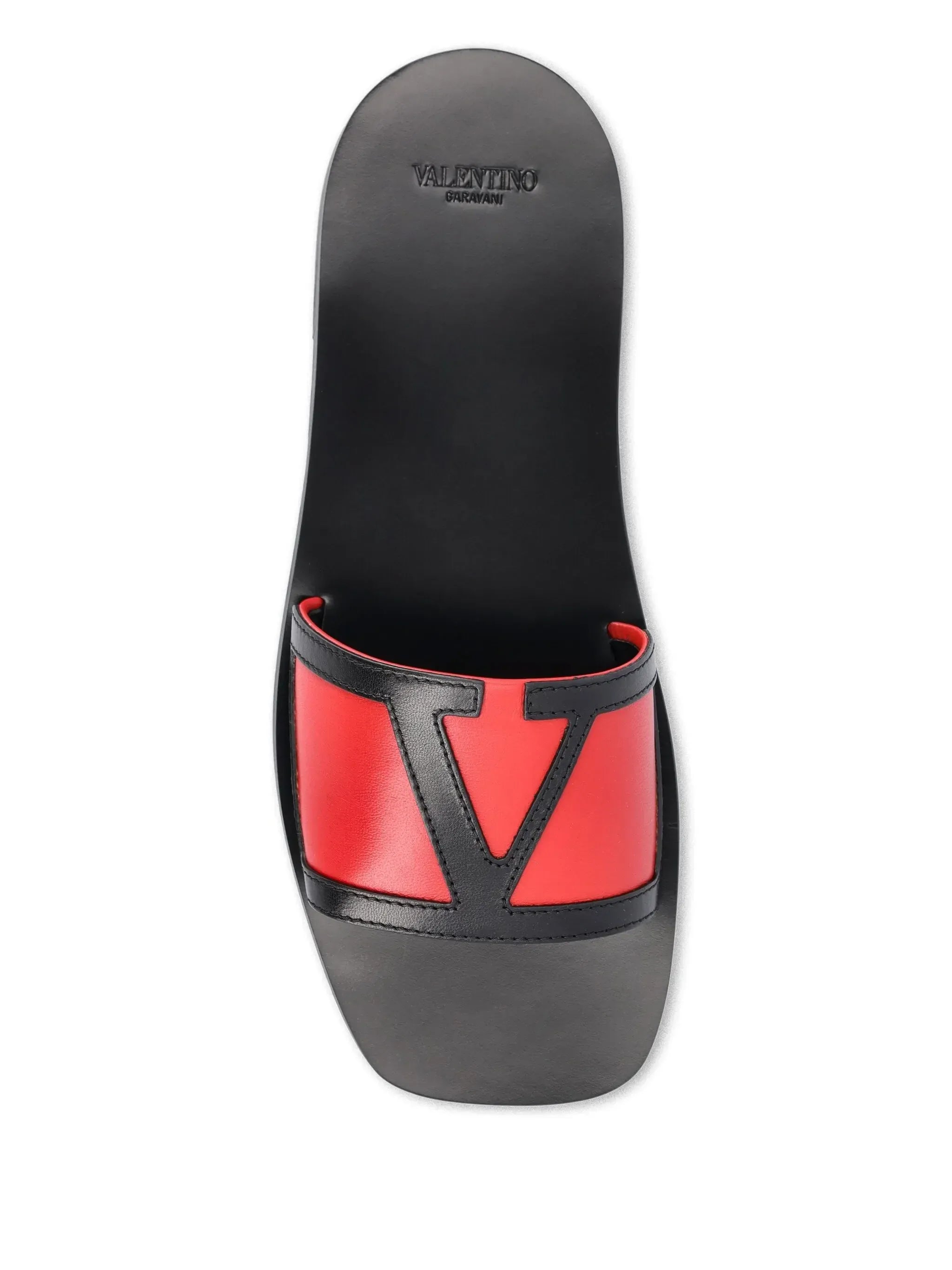 Valentino Garavani Viva Superstar VLogo Leather Slides