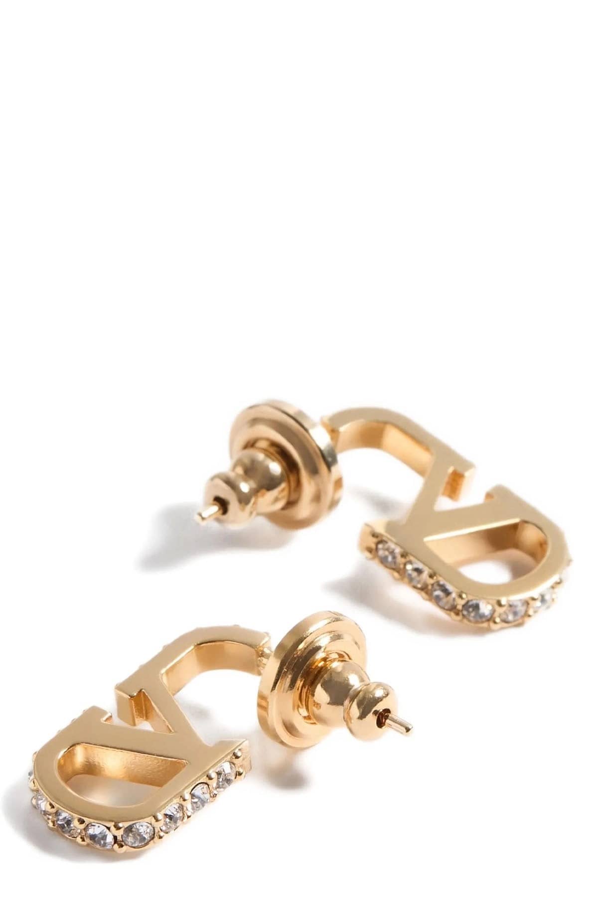 Valentino Garavani Valentino Garavani Vlogo Signature Crystal Earrings