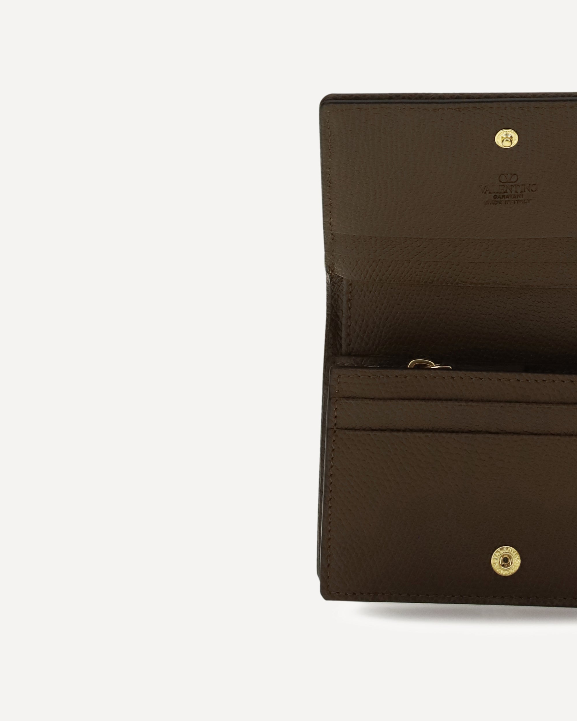 Valentino Garavani Vlogo Signature Denim Wallet