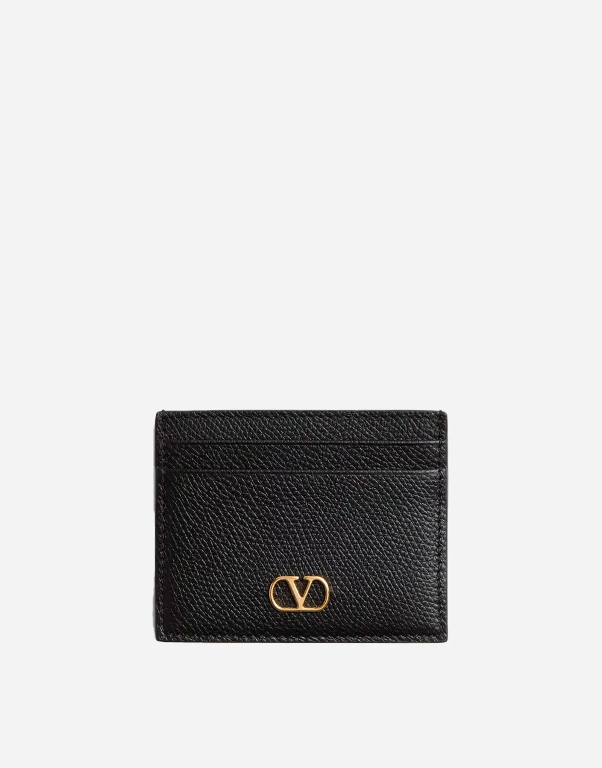 Valentino Garavani VLogo Signature Grainy Card Holder