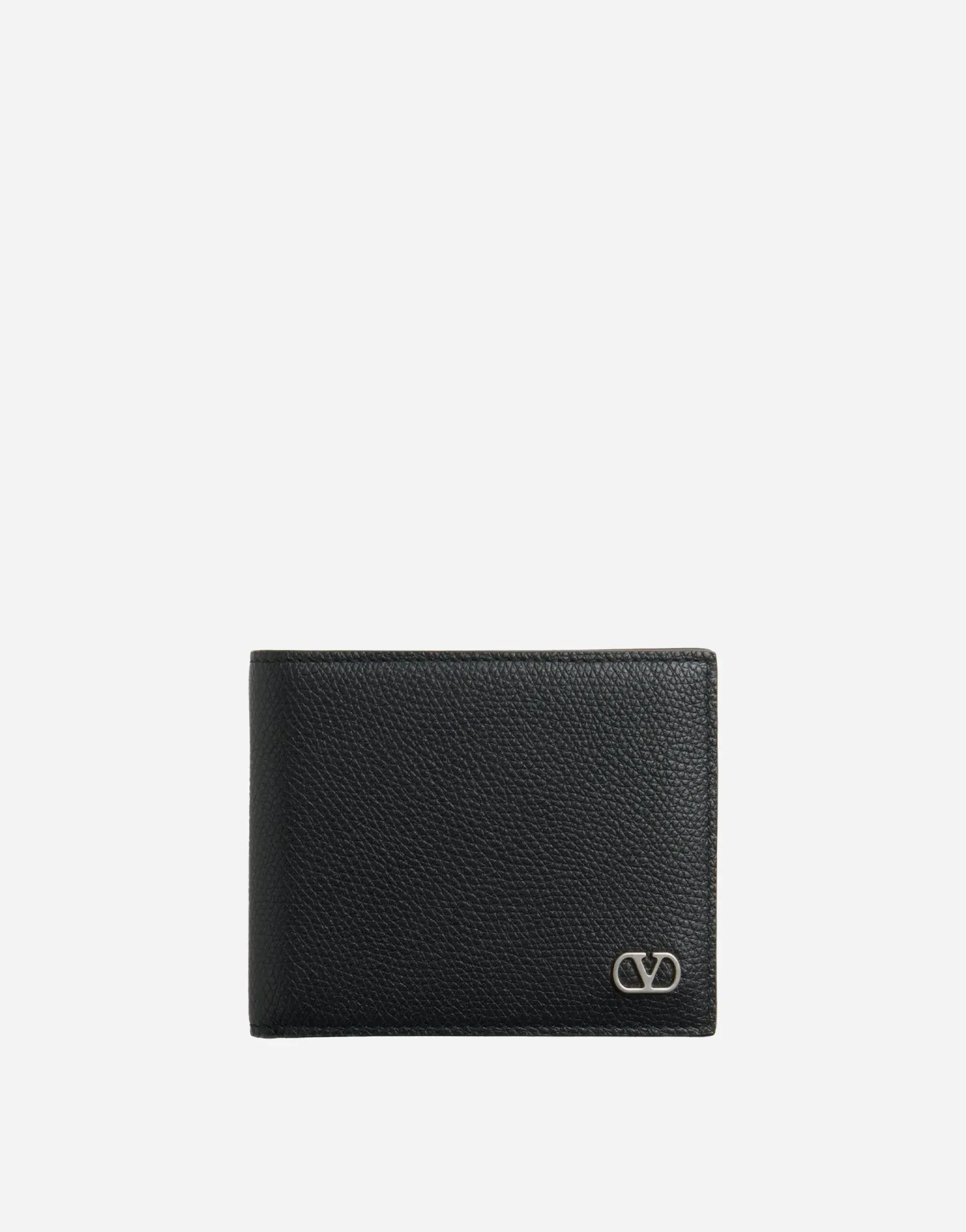 Valentino Garavani Vlogo Signature Grainy Wallet