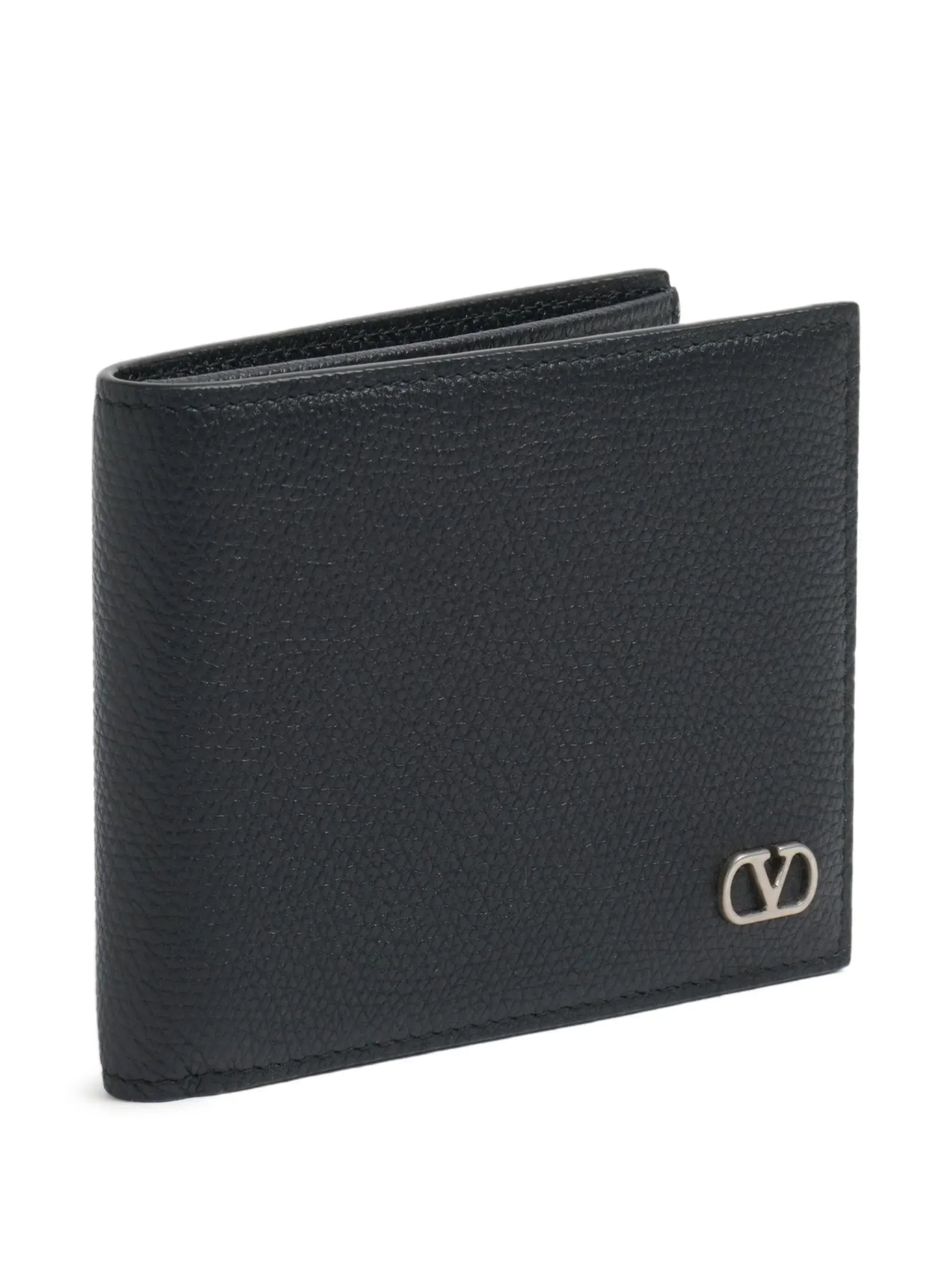 Valentino Garavani Vlogo Signature Grainy Wallet - alternate view