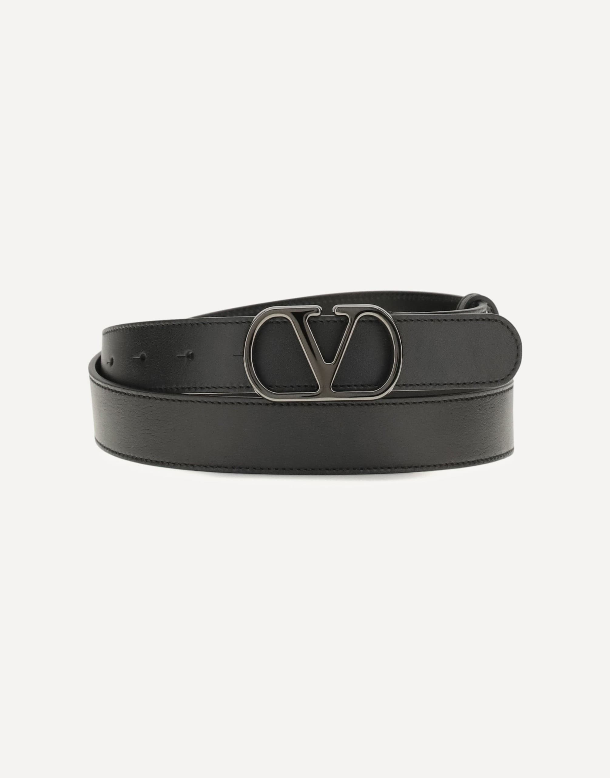 Valentino Garavani Valentino Garavani Vlogo Signature Leather Belt