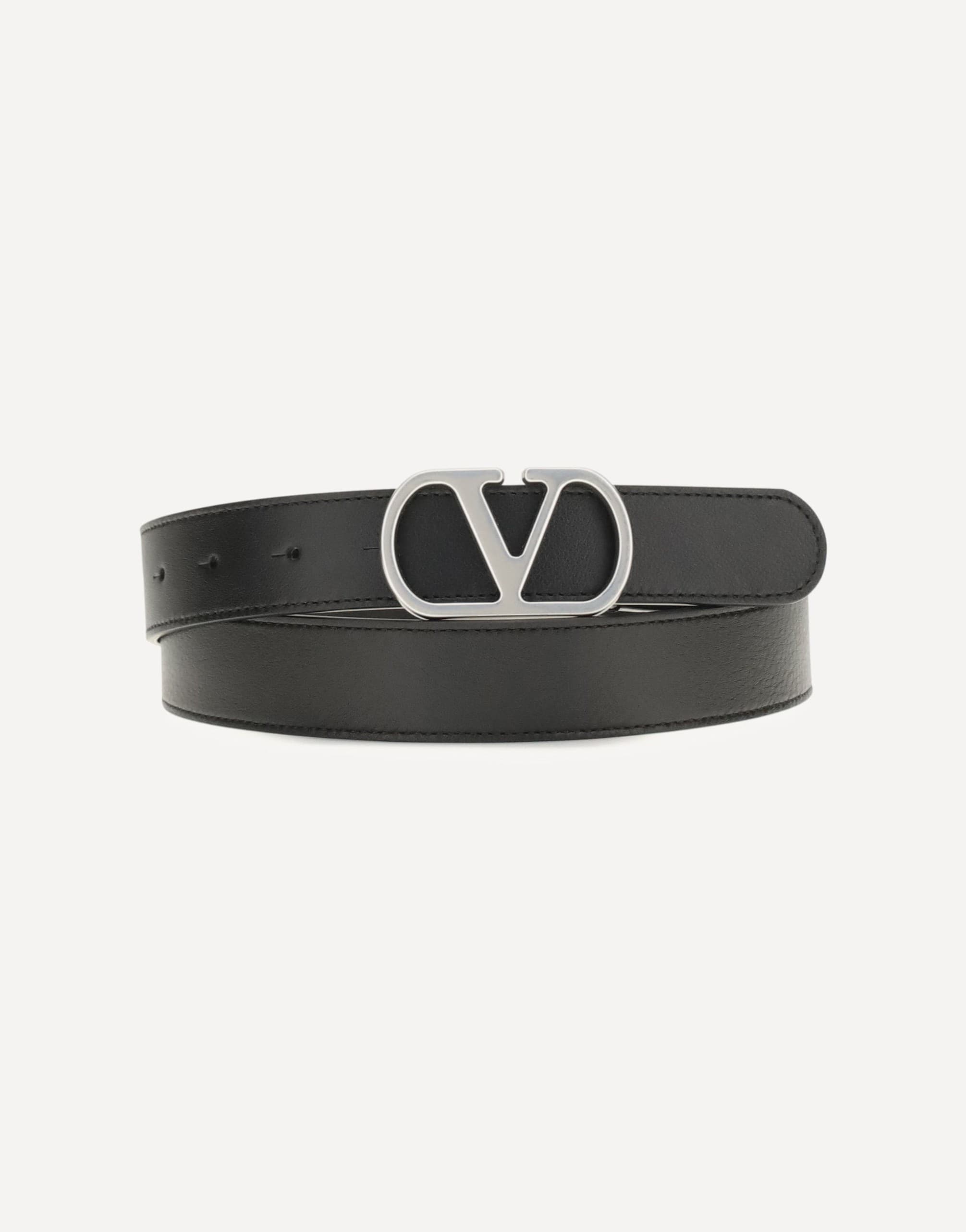 Valentino Garavani Valentino Garavani Vlogo Signature Leather Belt