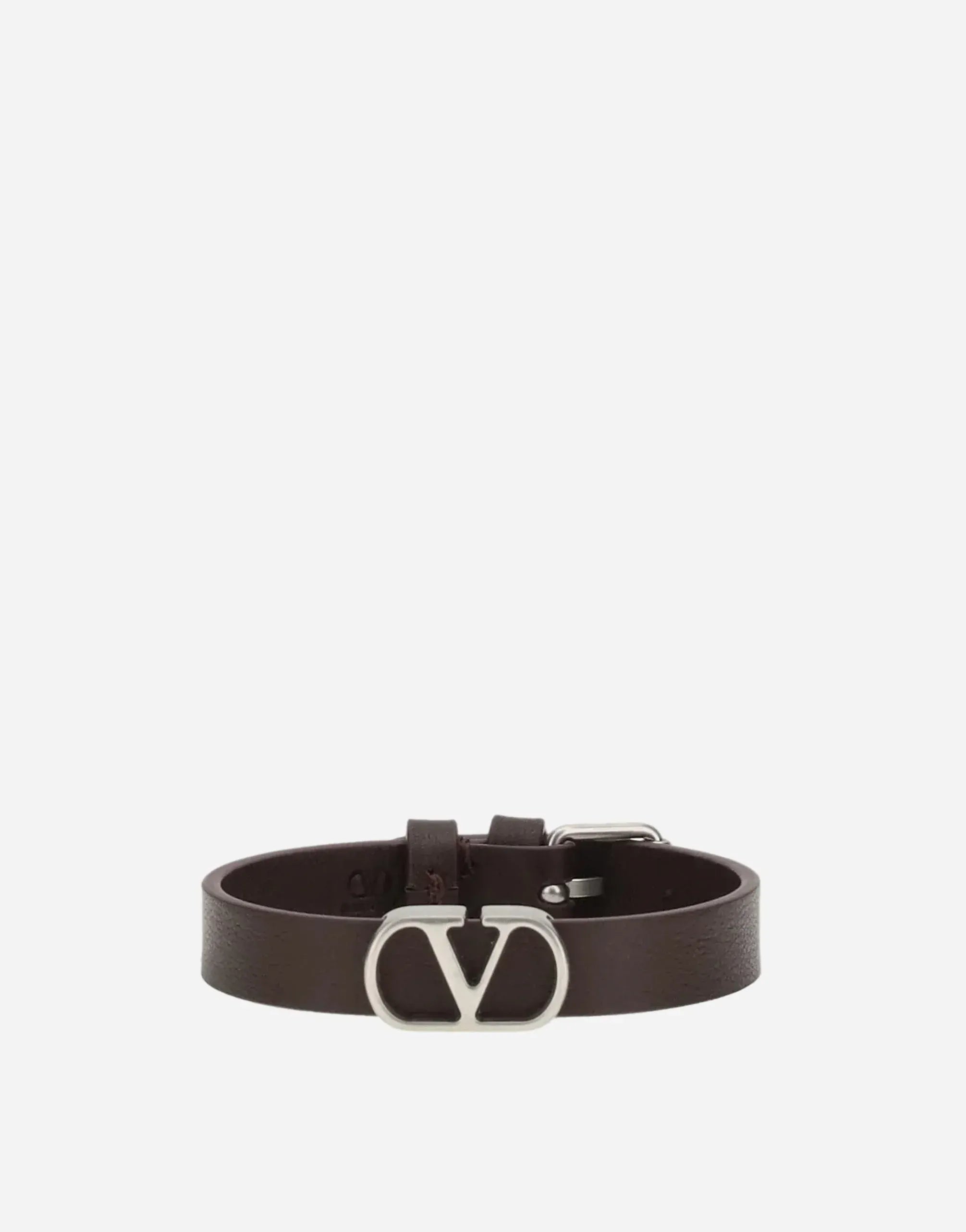 Valentino Garavani Vlogo Signature Leather Bracelet