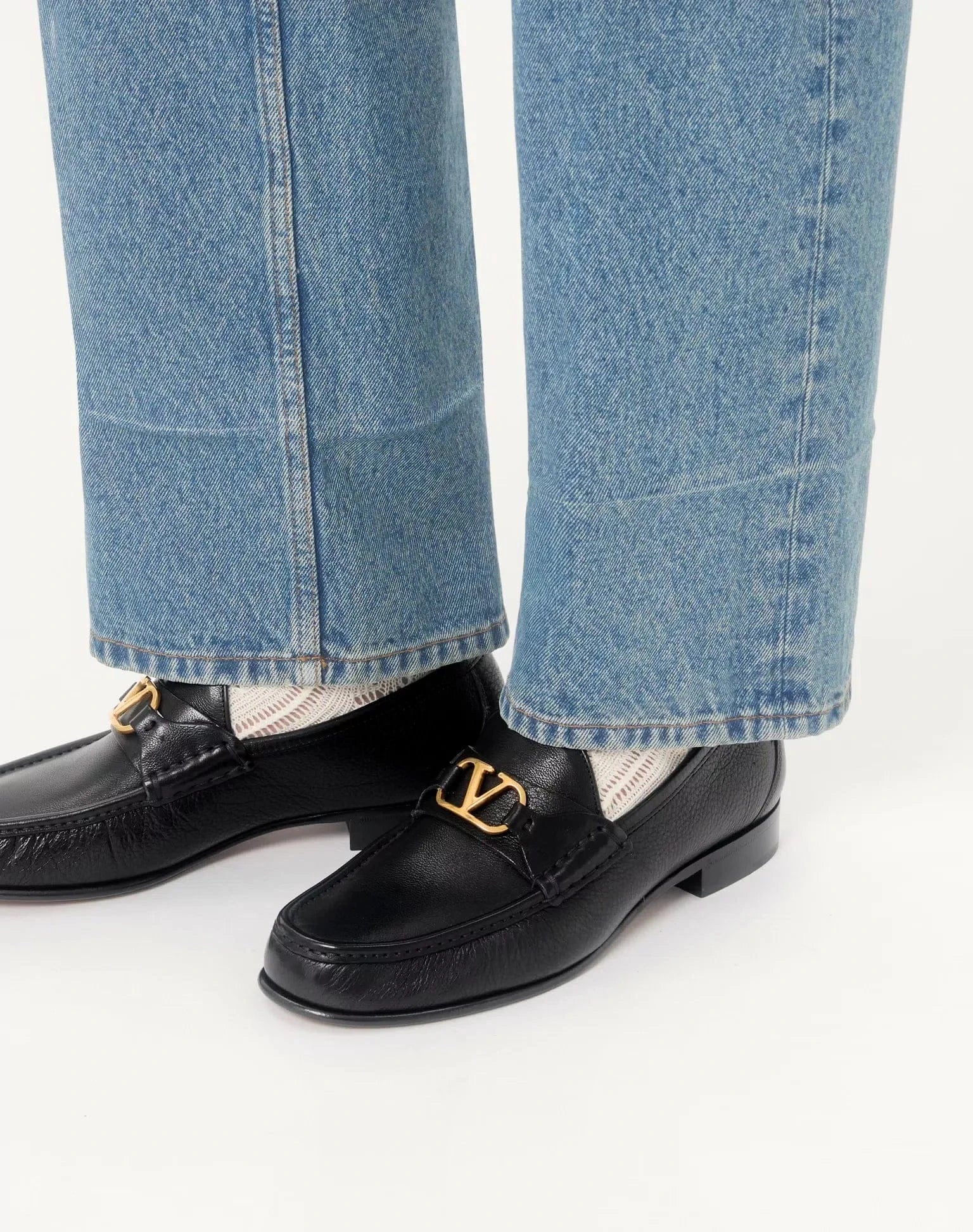 Valentino Garavani VLogo Signature Leather Loafers