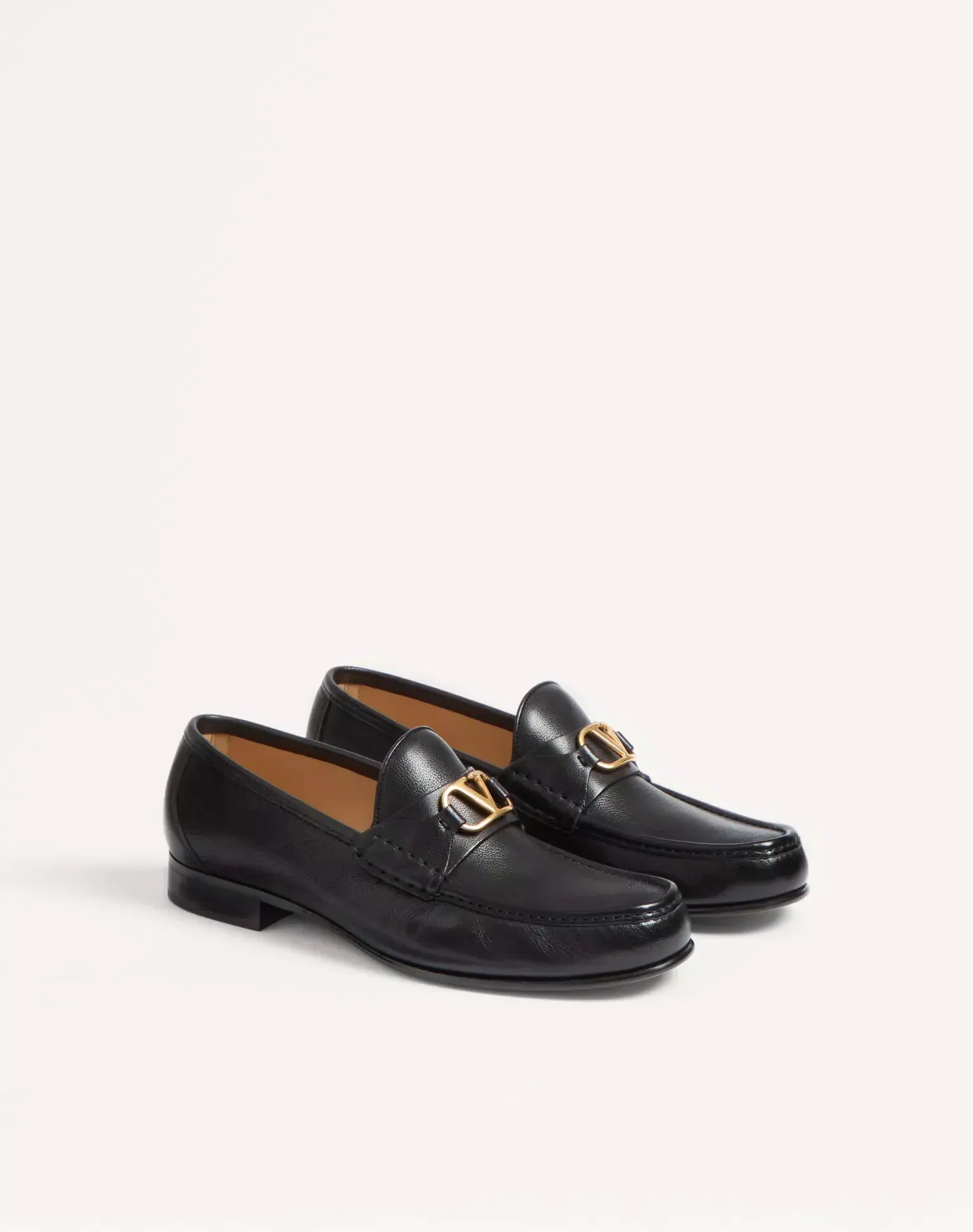 Valentino Garavani VLogo Signature Leather Loafers