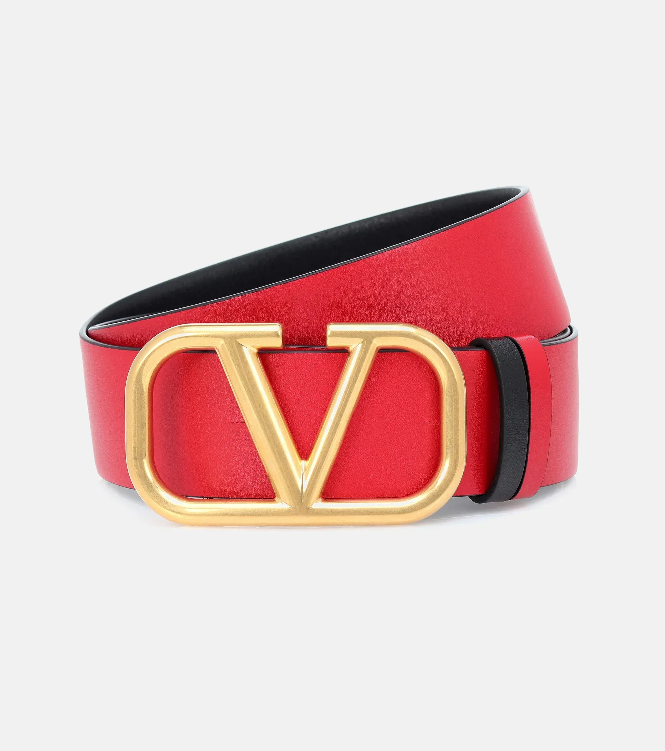 Valentino Garavani VLogo Signature Reversible Leather Belt