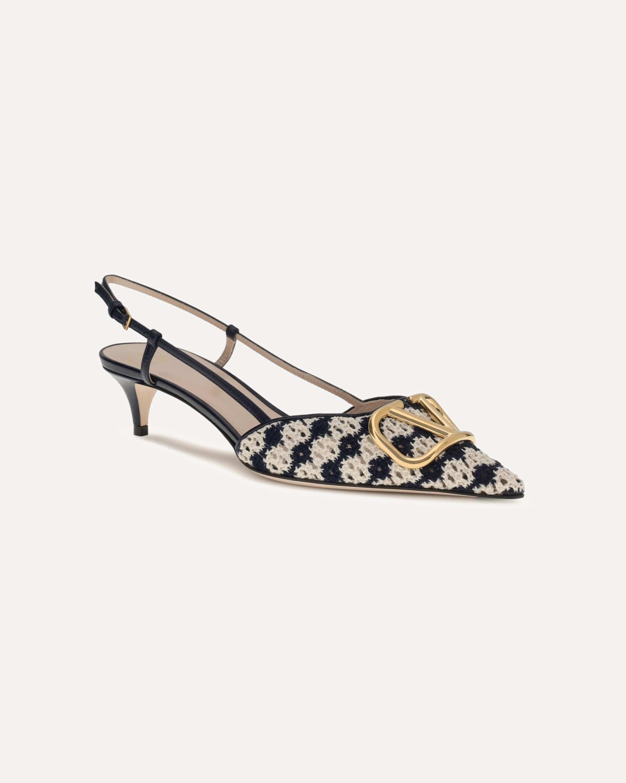 Valentino Garavani Vlogo Signature Slingback Pumps - alternate view