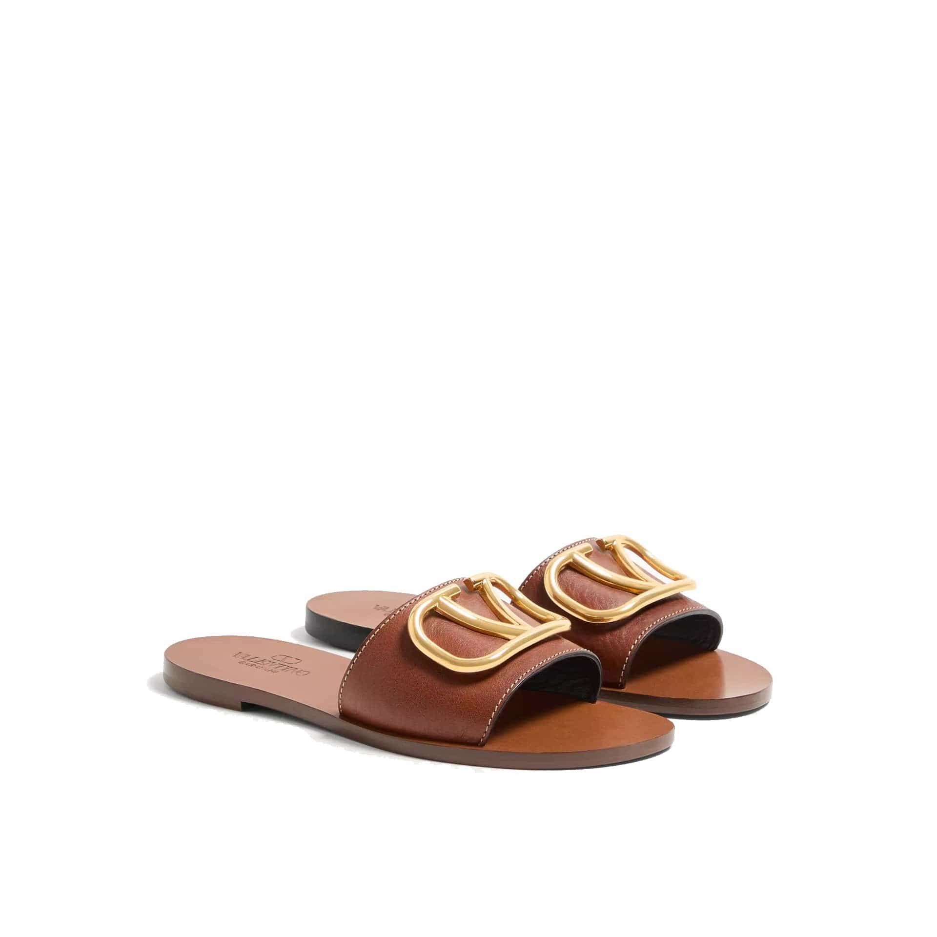Vlogo slippers in kalfsleer - alternate view