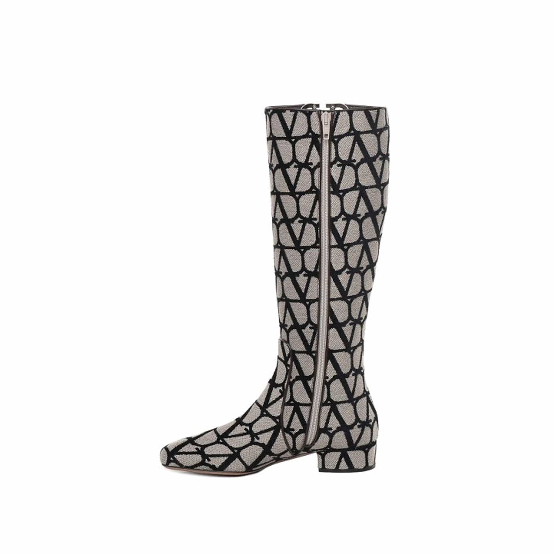 Valentino Garavani Vlogo Type Monogram Boots