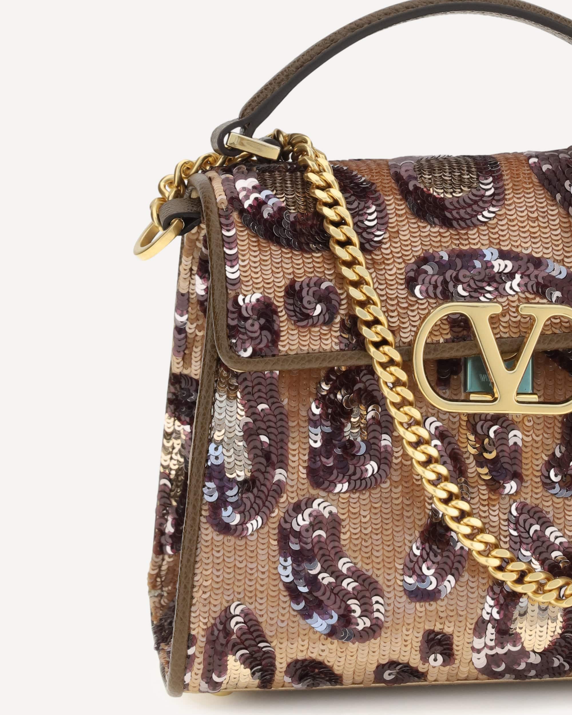 Valentino Garavani Valentino Garavani Vsling Embroidered Animalier Handbag