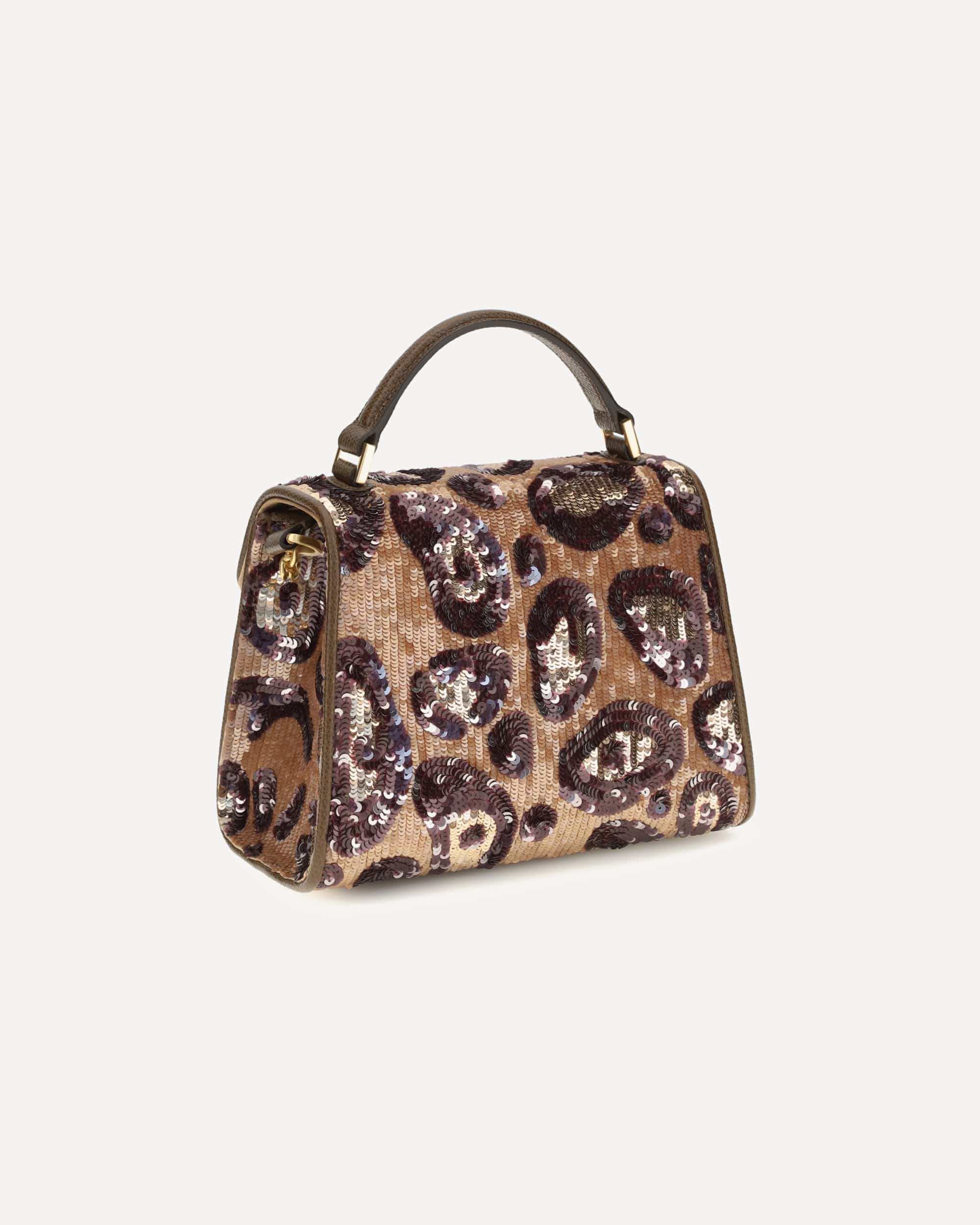 Valentino Garavani Valentino Garavani Vsling Embroidered Animalier Handbag