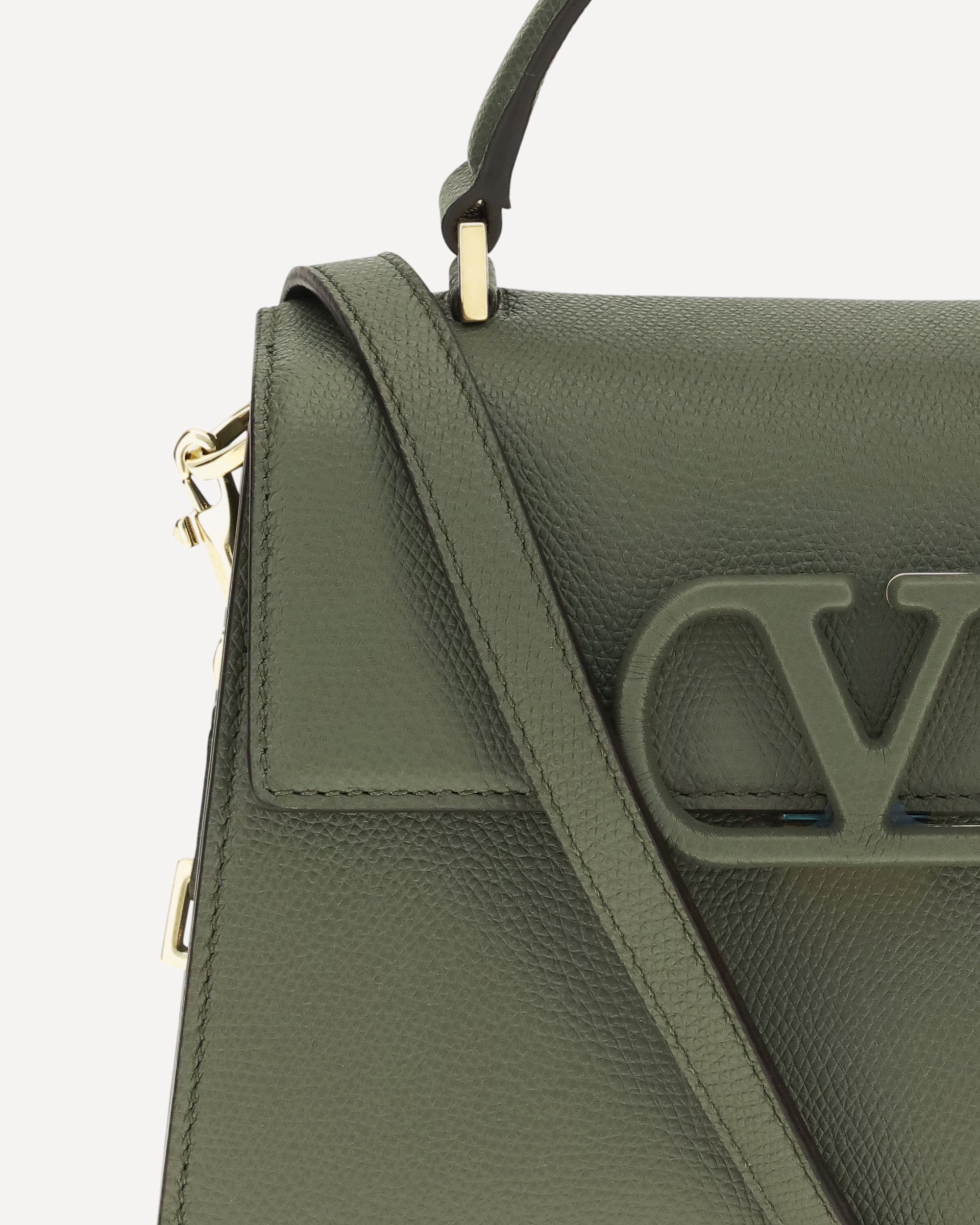 Valentino Garavani Vsling Mini Grained Calfskin Handbag