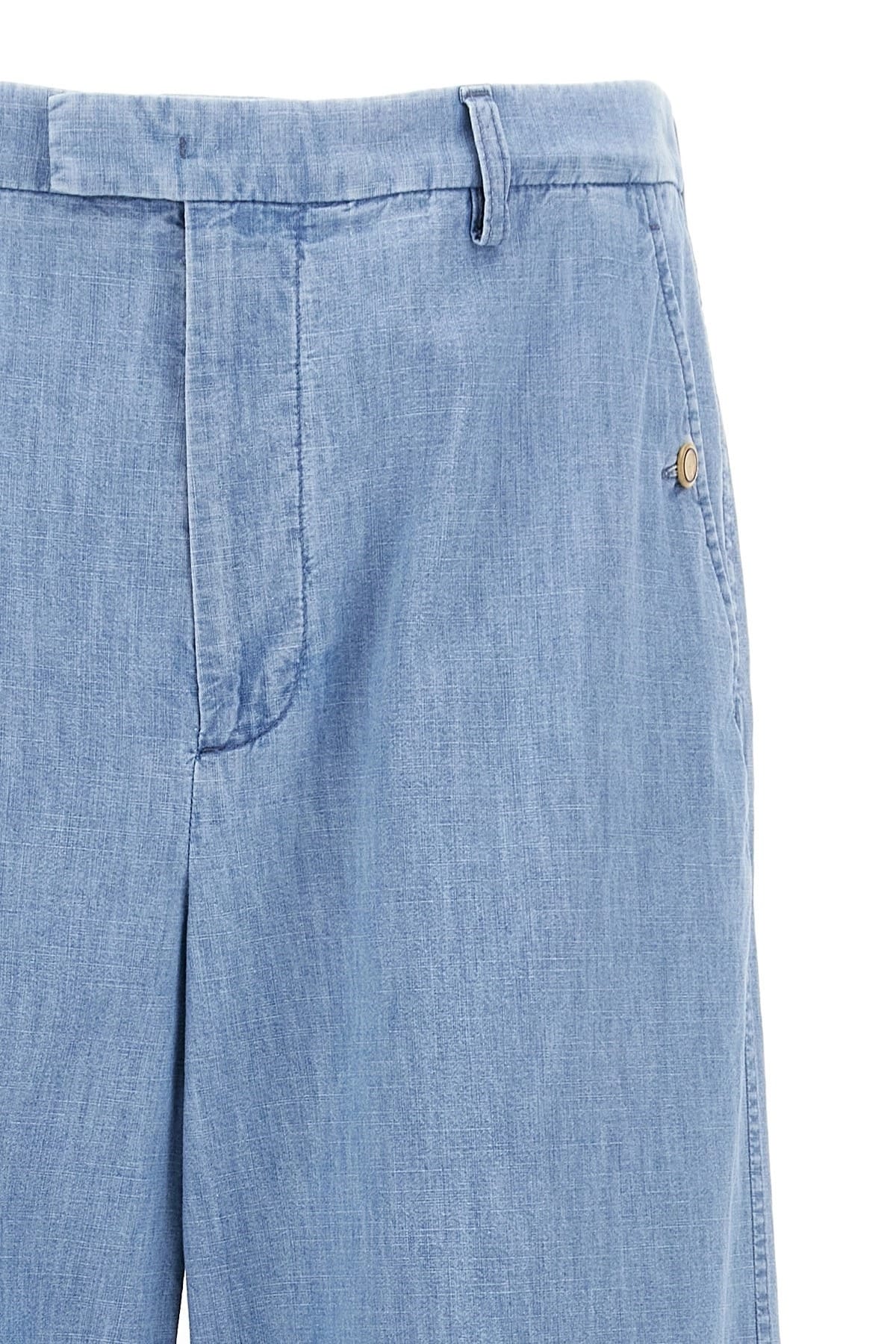 Valentino Garavani Valentino Garavani Wide-Leg Turn-Up Jeans