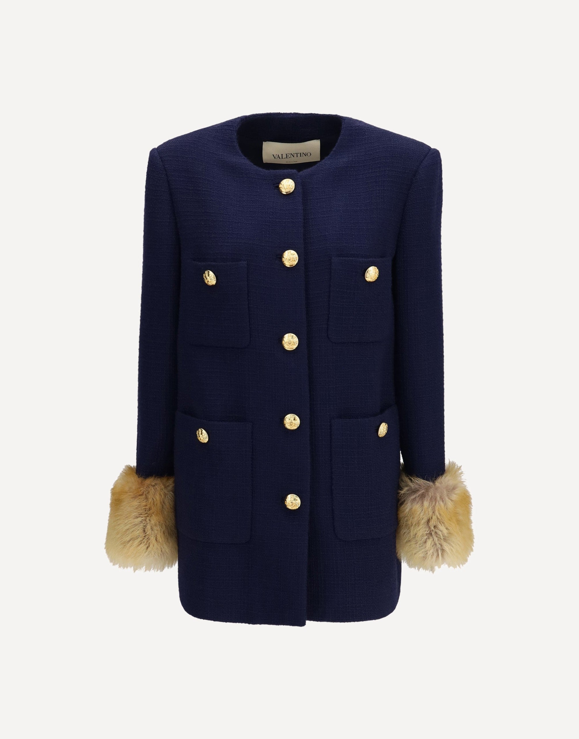 Valentino Garavani ウールツイード キャバンコート
