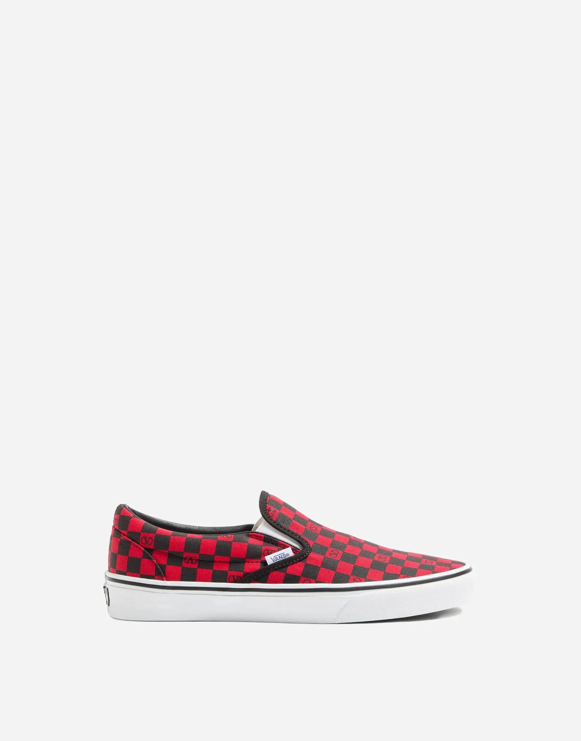 Valentino Garavani X Vans Slip-On VLogo Checkerboard Print Sneakers
