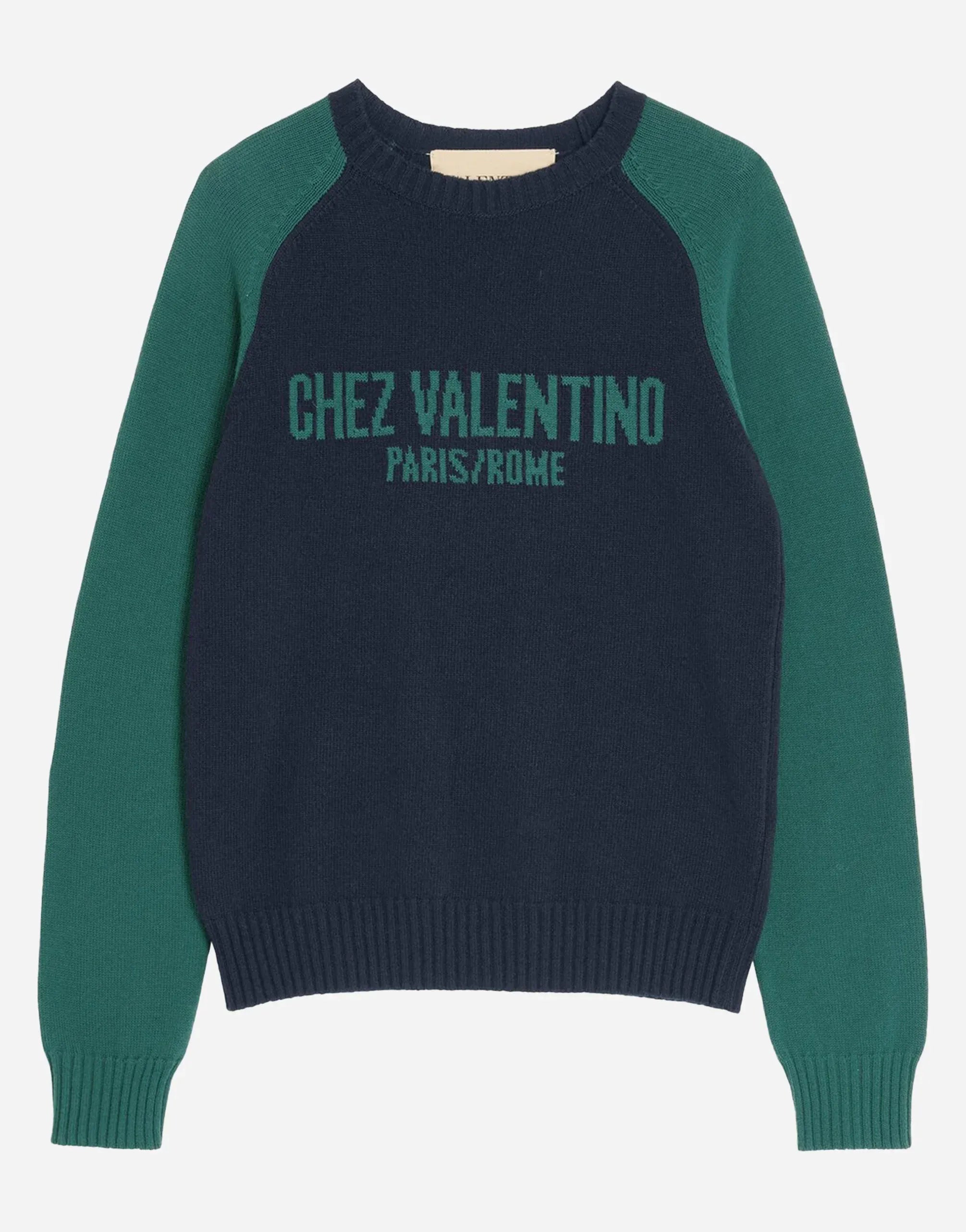 Valentino Jacquard Chez Valentino Sweater