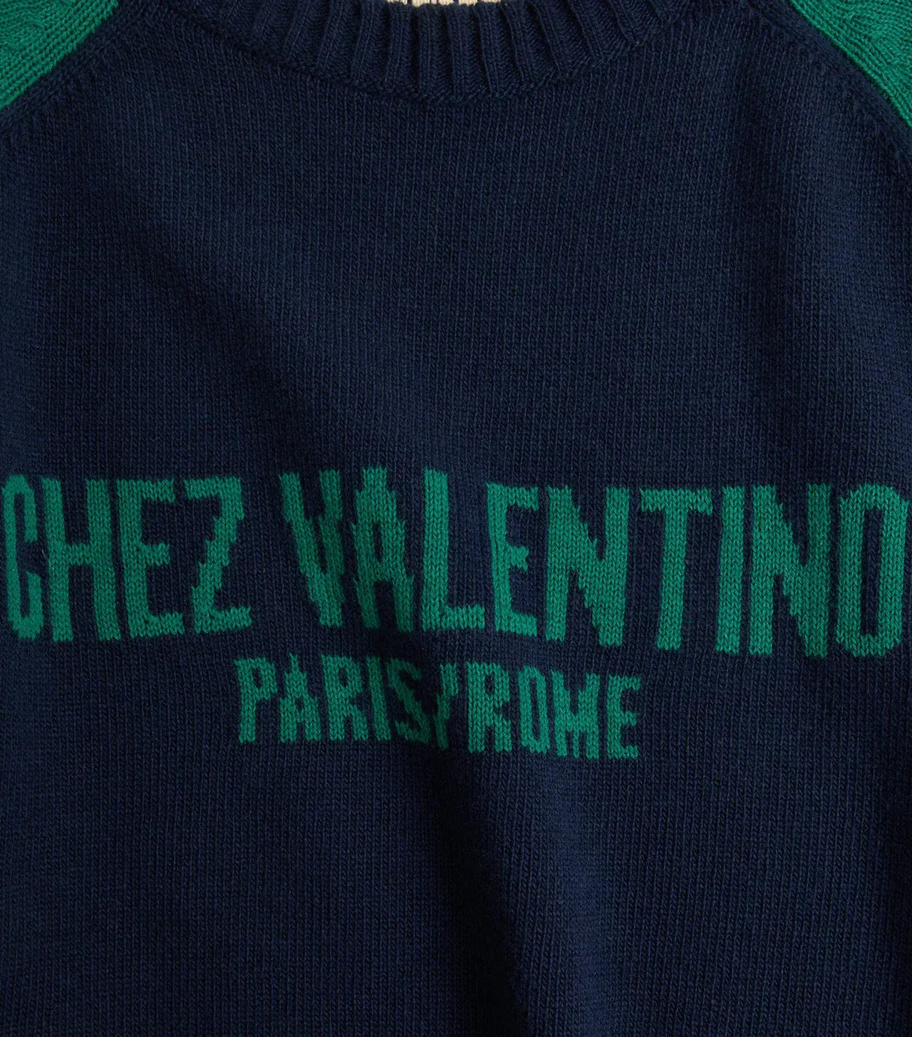 Valentino Jacquard Chez Valentino Sweater