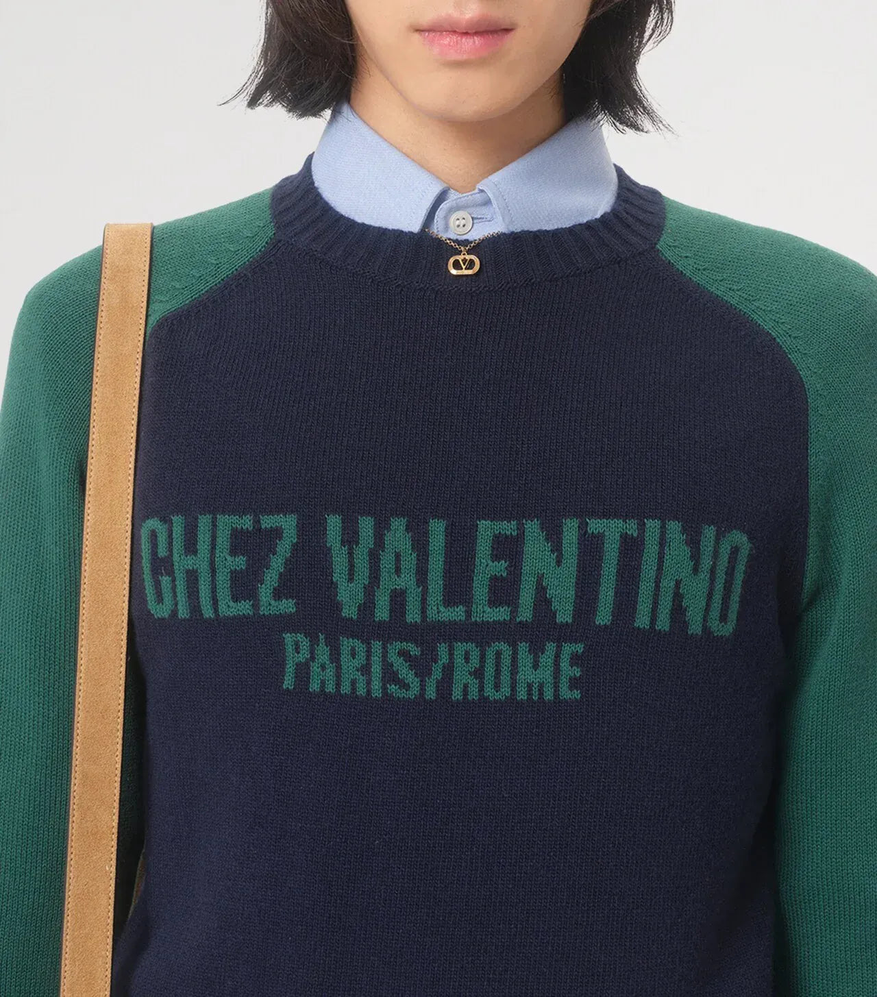 Valentino Jacquard Chez Valentino Sweater
