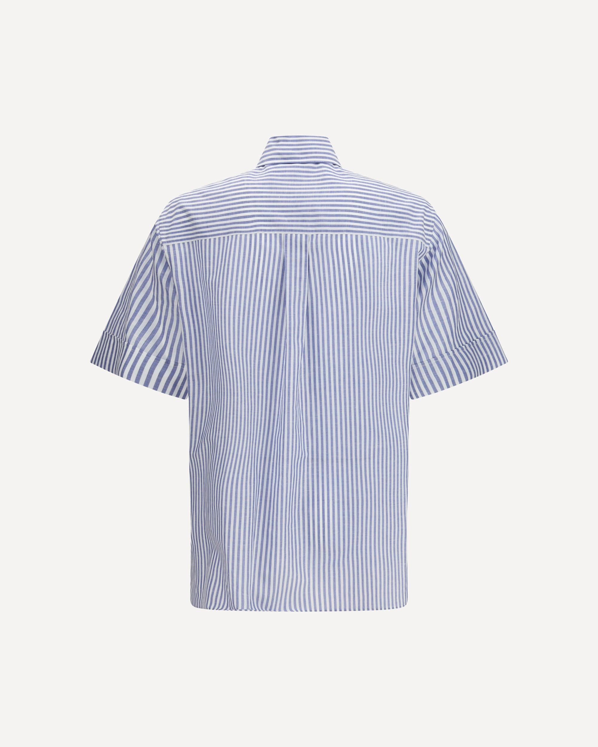 Valentino Short-Sleeve Shirt With Logo Buttons - alternate view