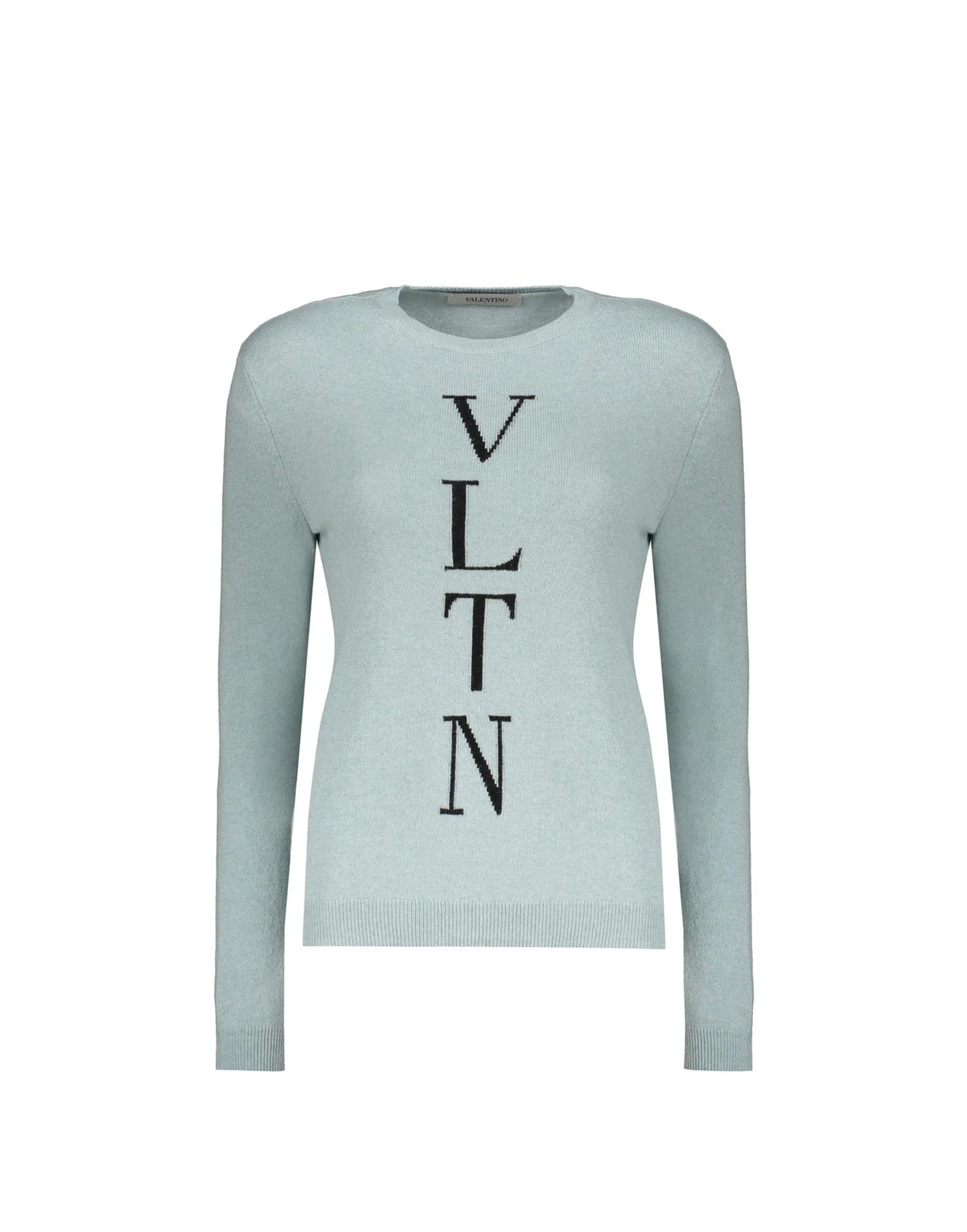 Valentino Logo Sweater With Round Neck